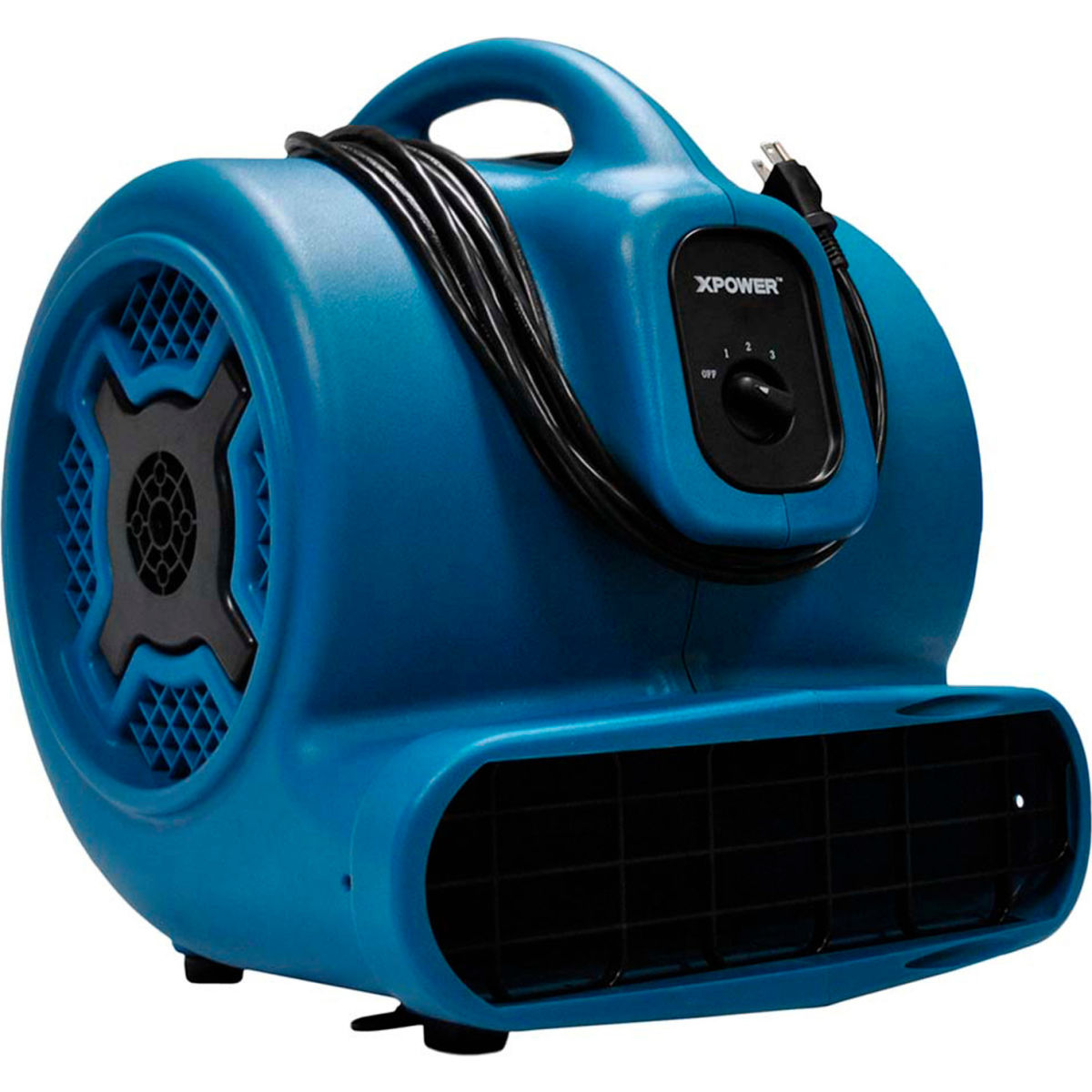 B2096662 Polypropylene 3 Speed, 1 HP & 3600 CFM Stackable Air Mover with 20 ft. Power Cord -  XPOWER Manufacture