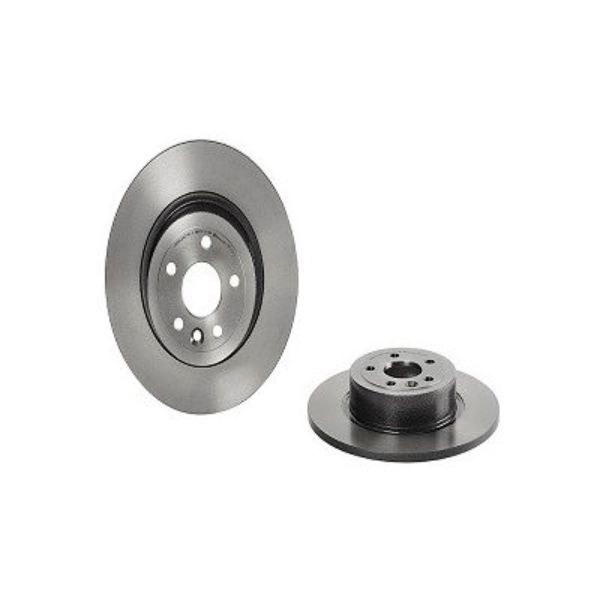 Premium UV Coated Rear Brake Rotor - Black - Rear - Includes Fixing Screw Kit