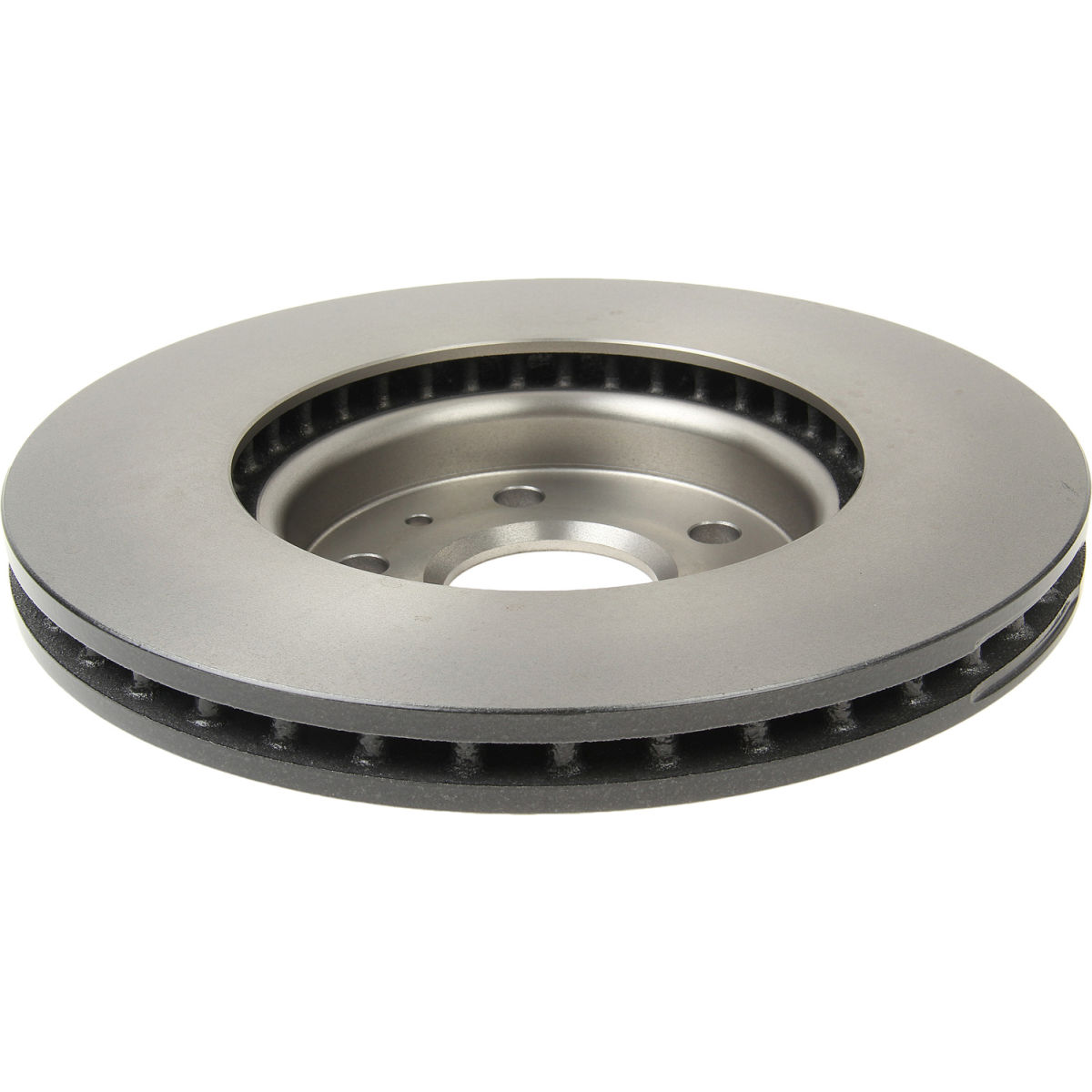 Premium UV Coated Front Brake Rotor - Silver - Front - Includes Fixing Kit