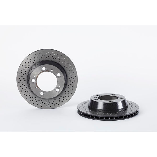 B2693236 09.8890.21 Premium UV Coated Front Right Brake Rotor for 2000-2012 Porsche Boxster