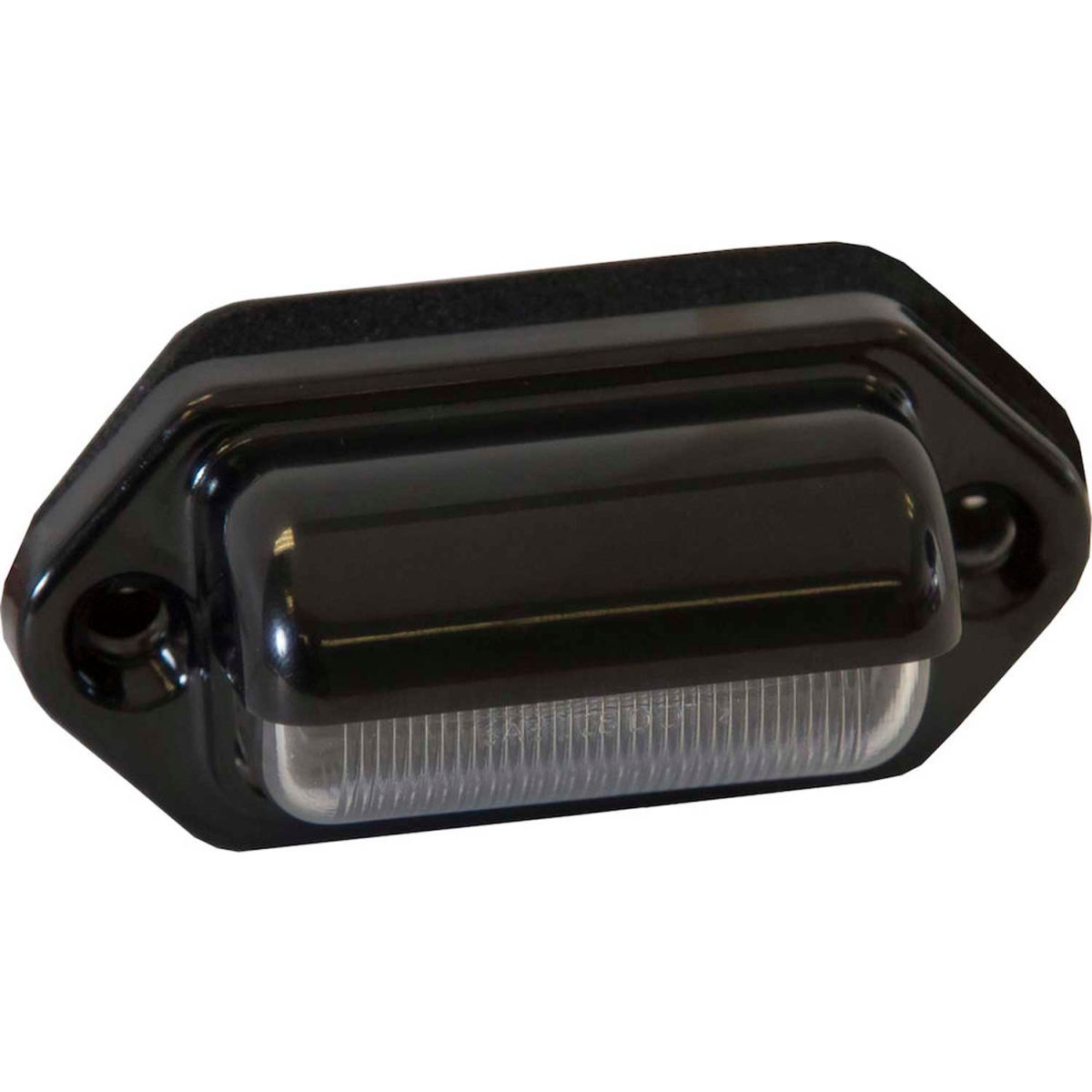 B2262722 2 in. License & Utility Light with Stripped Leads & 2 LED - Black