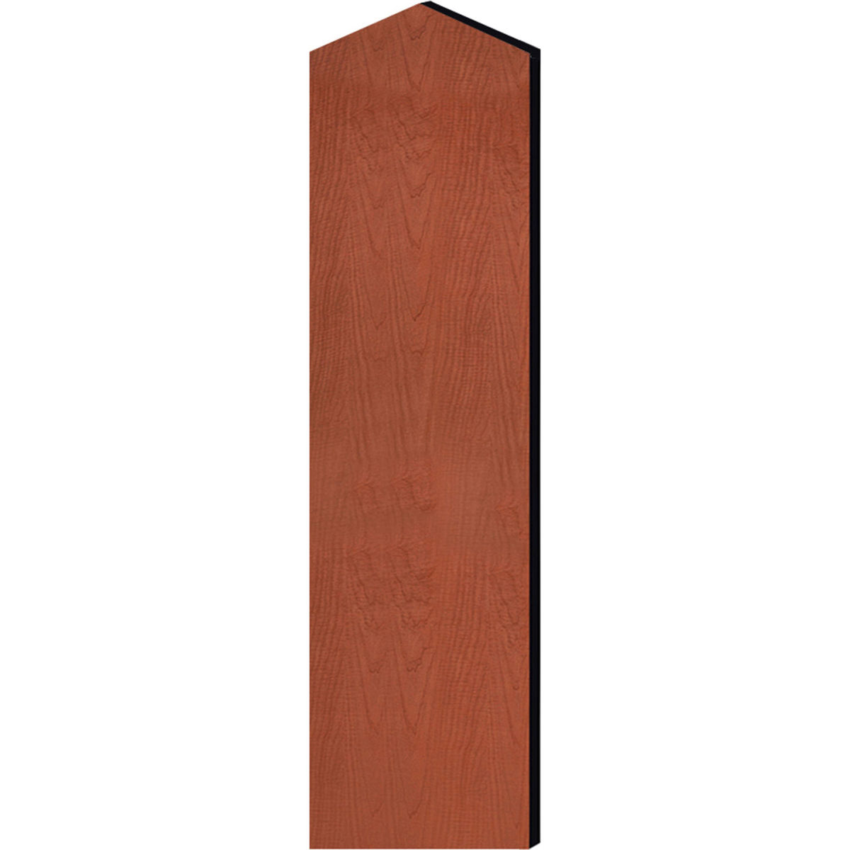 B2177375 22244 Double End Side Panel for 18 in. Extra Wide Designer Wood Locker with Sloping Hood - Cherry