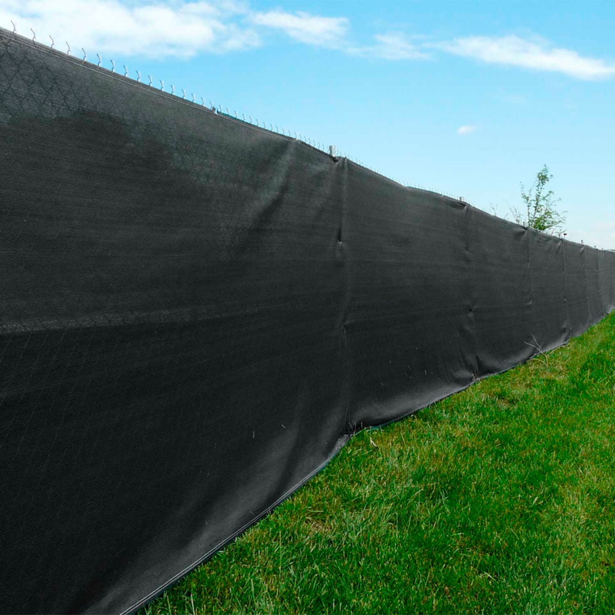 MN-PF90-B0818 90 Percent Blockage Premier Privacy Fence Screen, Black - 8 x 18 ft.