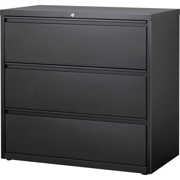 B691064 42 in. HL10000 Series Lateral File with 3-Drawer - Black