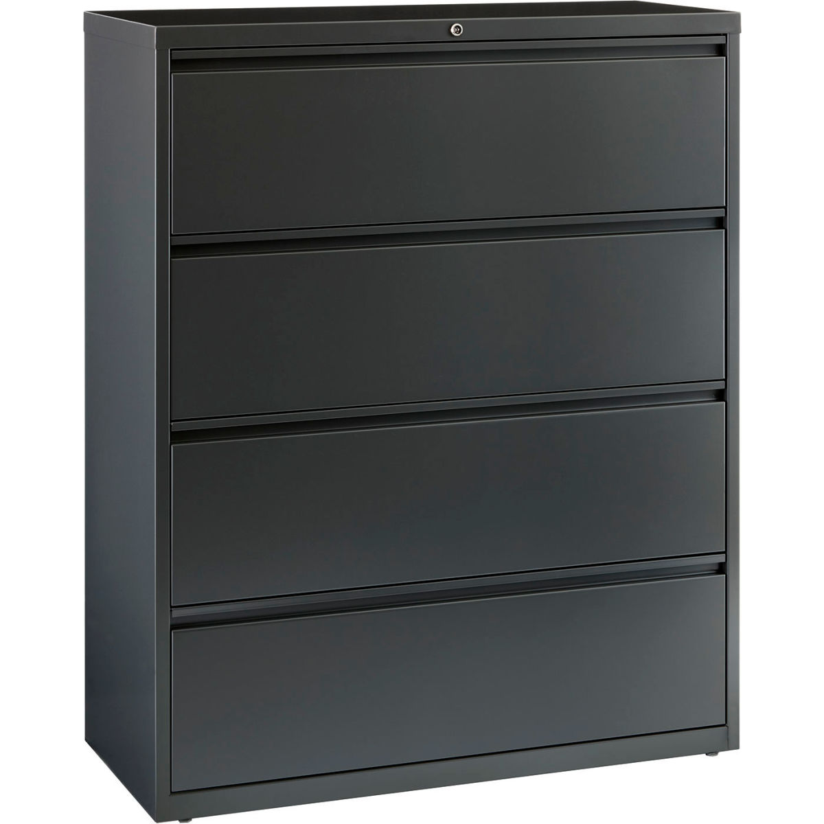 42 in. HL10000 Series Lateral File with 4-Drawer - Charcoal