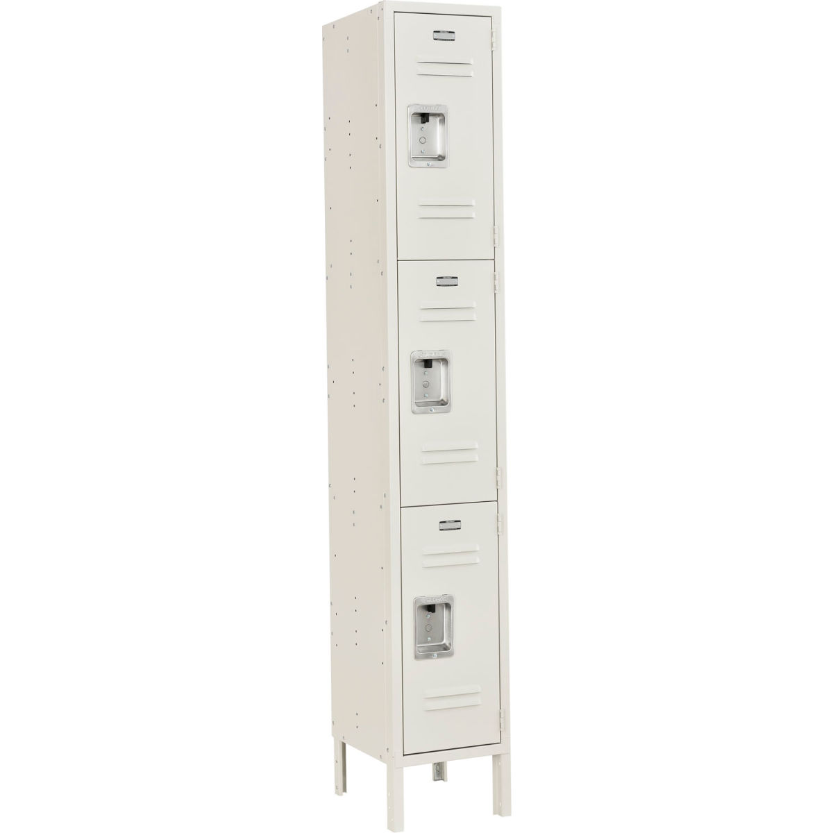 Infinity Triple Tier 3 Door Assembled Locker, Tan - 12 x 15 x 24 in.