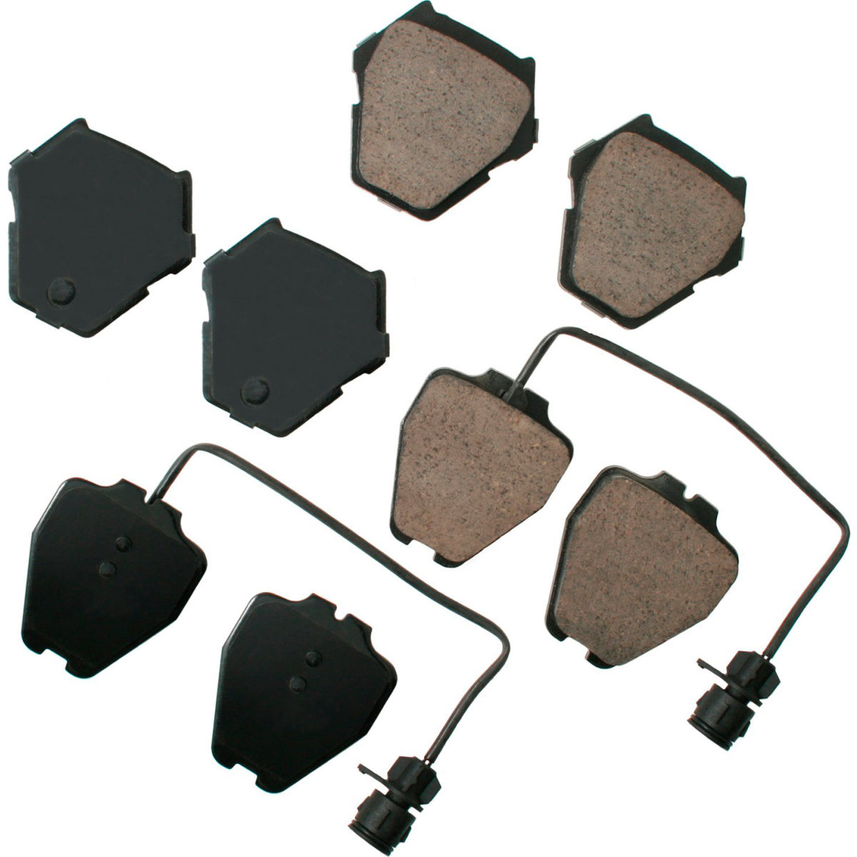 B2380971 AKEUR912A Euro Ultra Premium Ceramic Disc Brake Pad Kit for 2003-2000 Audi A8 Quattro
