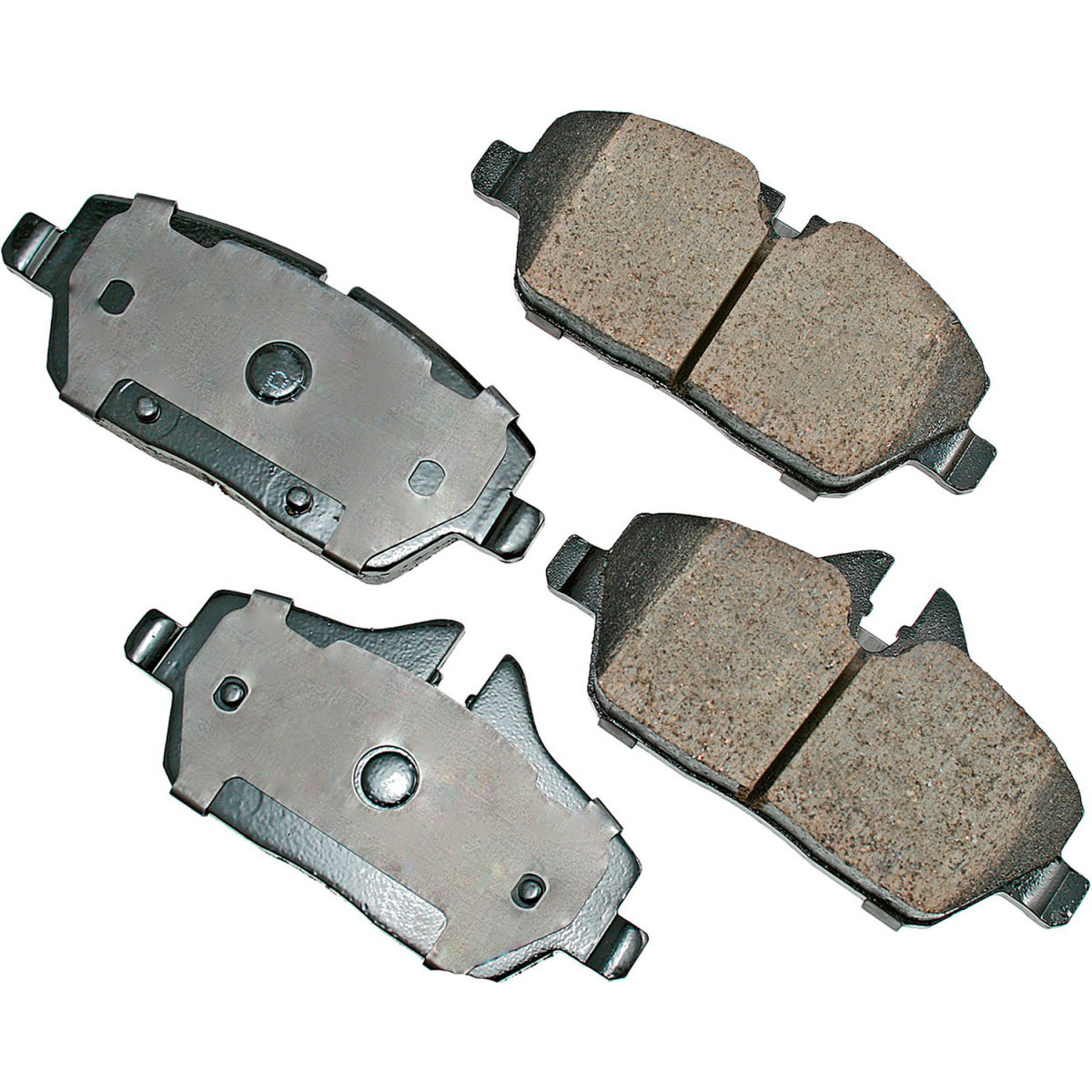 AKEUR1308 Euro Ultra Premium Ceramic Disc Brake Pad Kit for 2015-2007 Mini Cooper