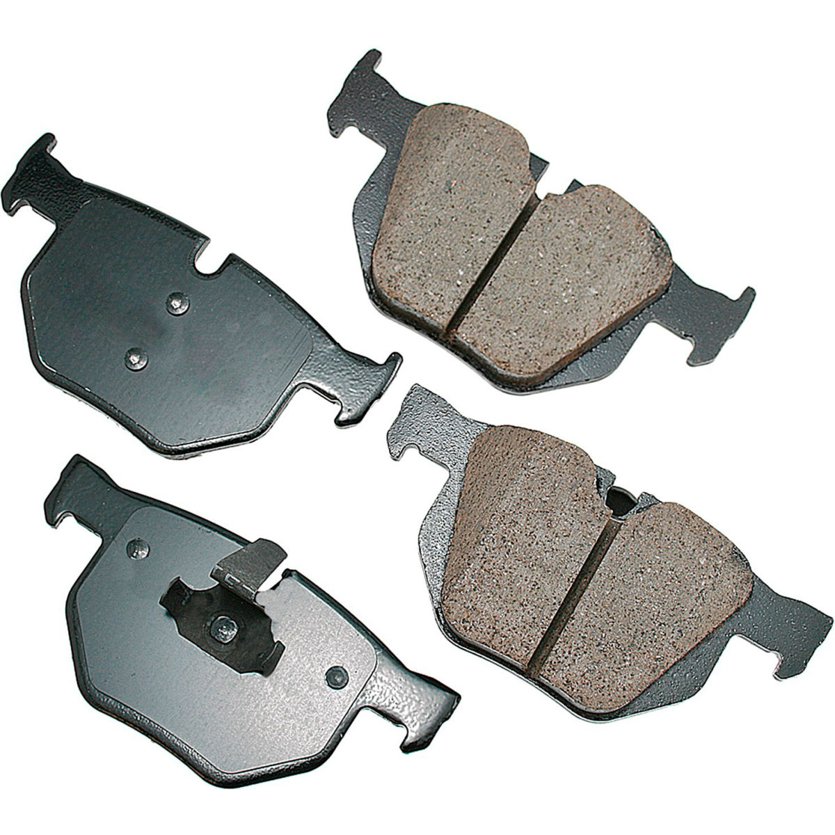 B2381082 AKEUR1042A Euro Ultra Premium Ceramic Disc Brake Pad Kit for 2017-2007 BMW X5