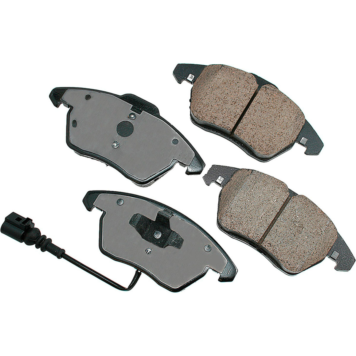 AKEUR1107 Euro Ultra Premium Ceramic Disc Brake Pad Kit for 2013-2006 Audi A3