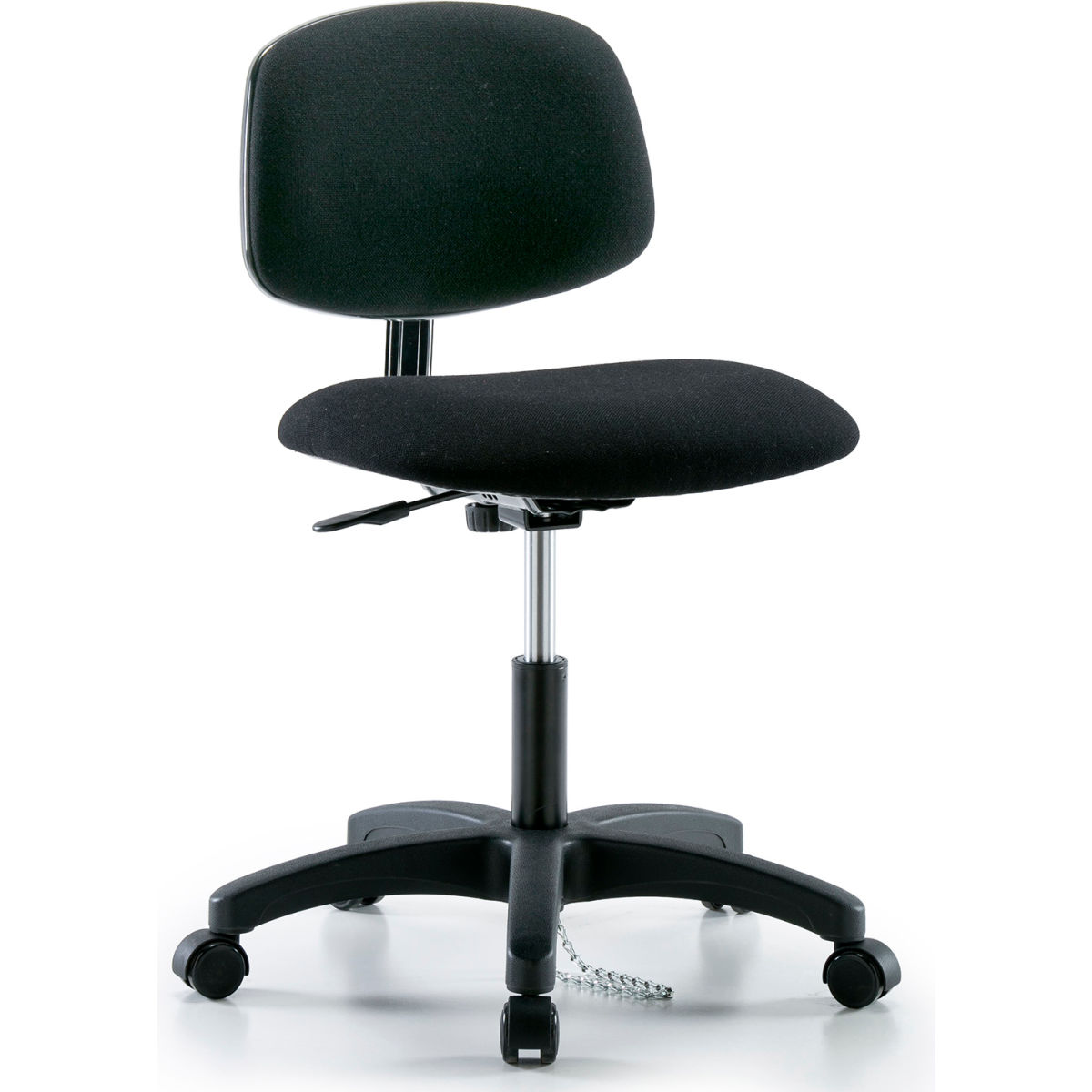 695534 Interion ESD Fabric Black Chair -  E-Com