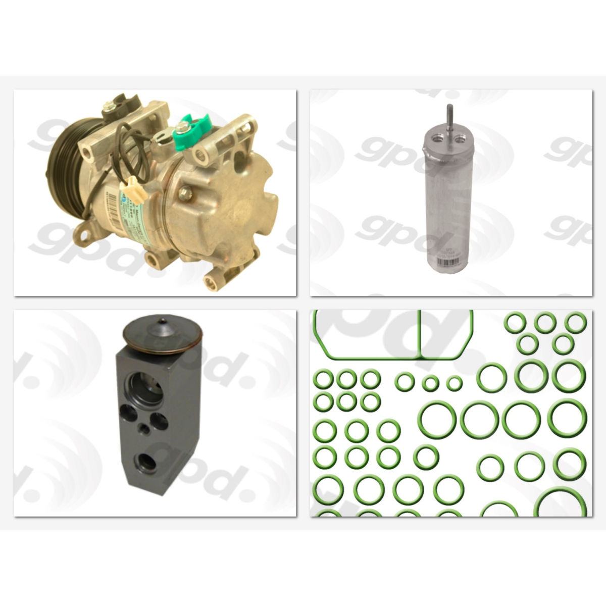 B2750110 9643060 AC Compressor for 2009-2009 Mazda 3 Sport