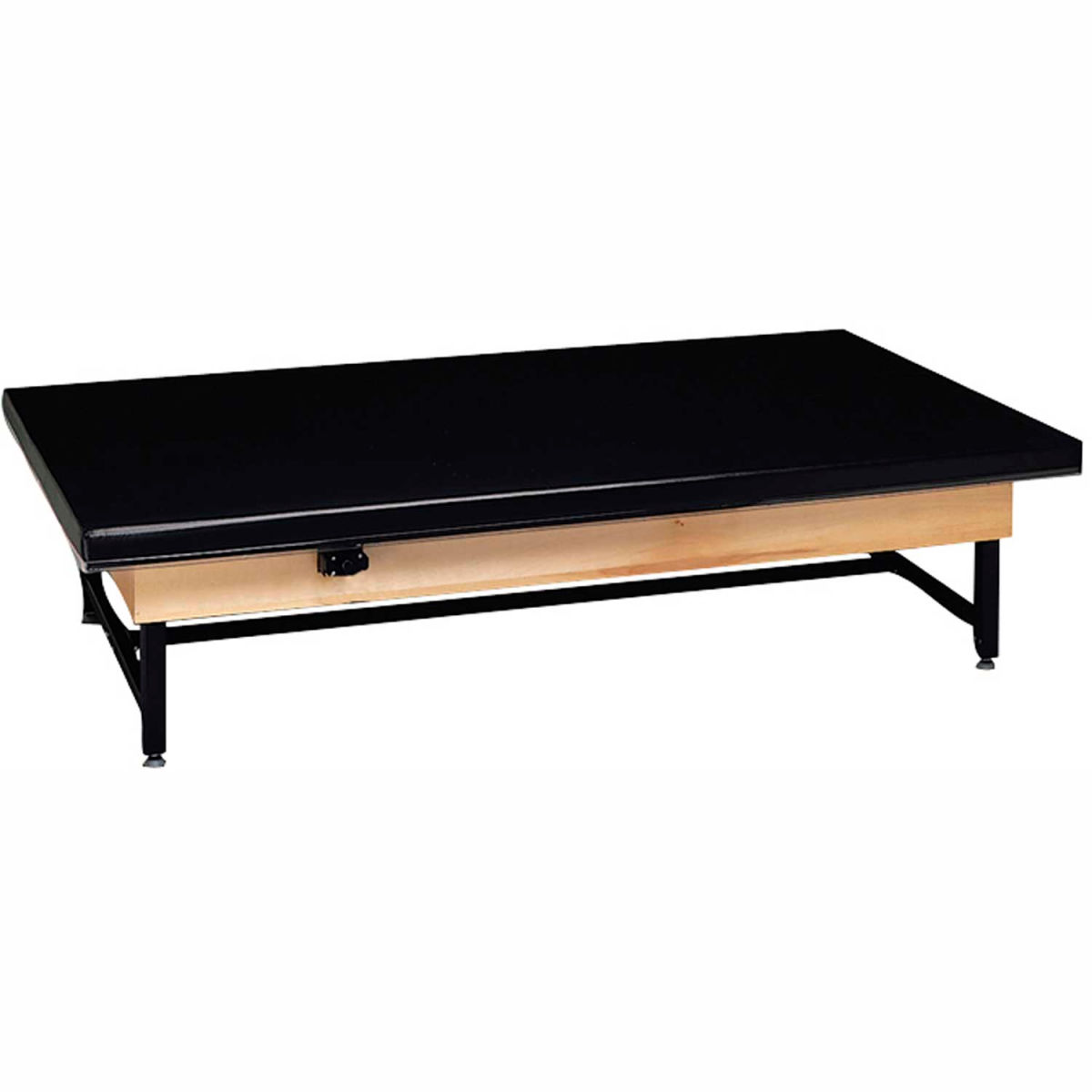 Economy Electric Hi-Low Upholstered Mat Platform Table - 84 x 48 x 19 27 in.