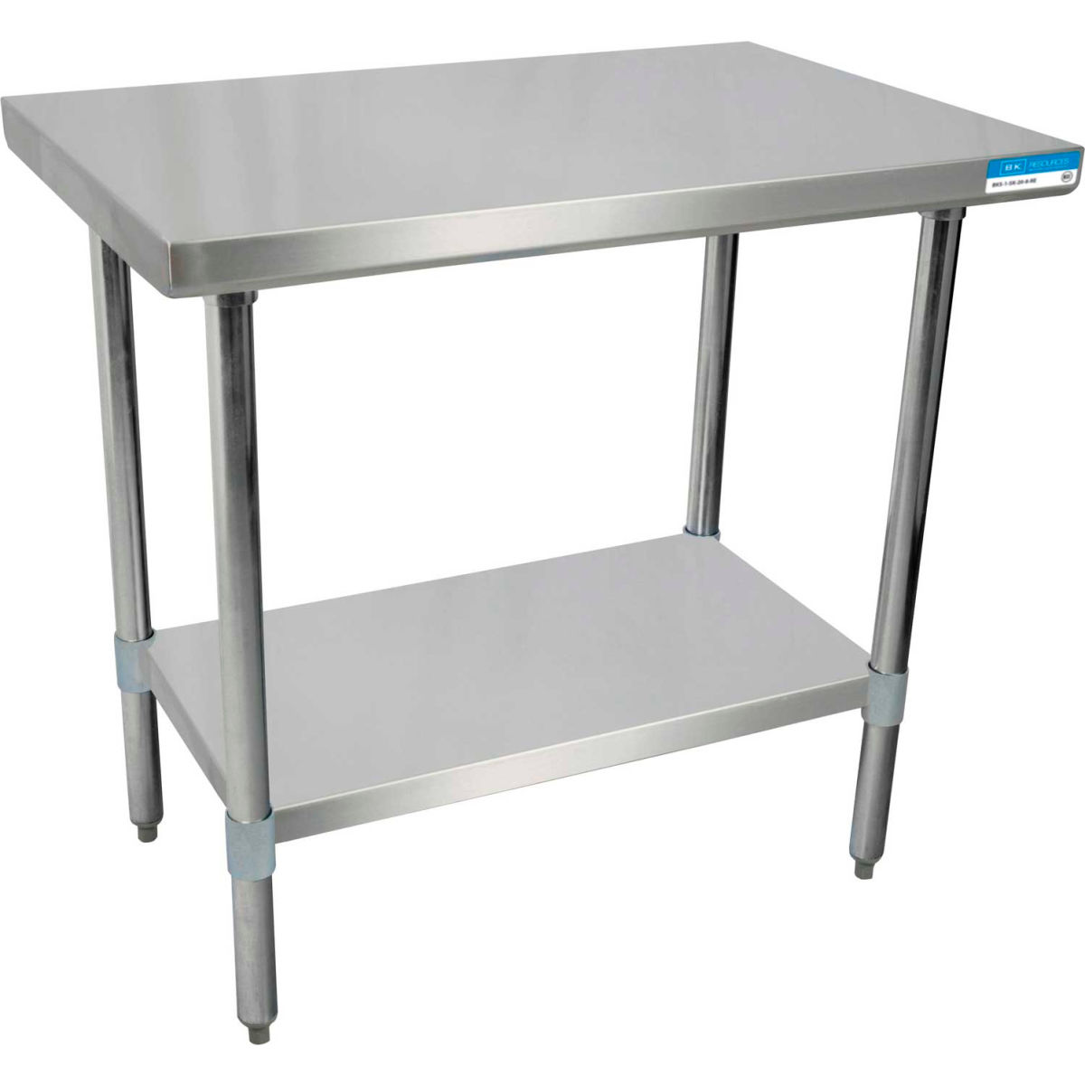B0899562 18 Gauge 430 Series Stainless Workbench with Undershelf - 36 x 30 in.