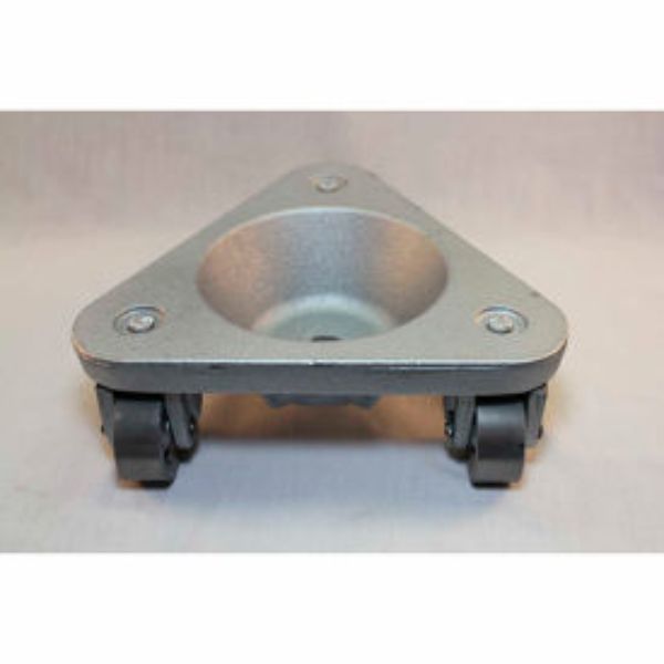 Picture of Bond Casters & Wheels B2193762 450 lbs 2127 Cast Iron Triangular Cup Dolly - Semi Steel Wheels