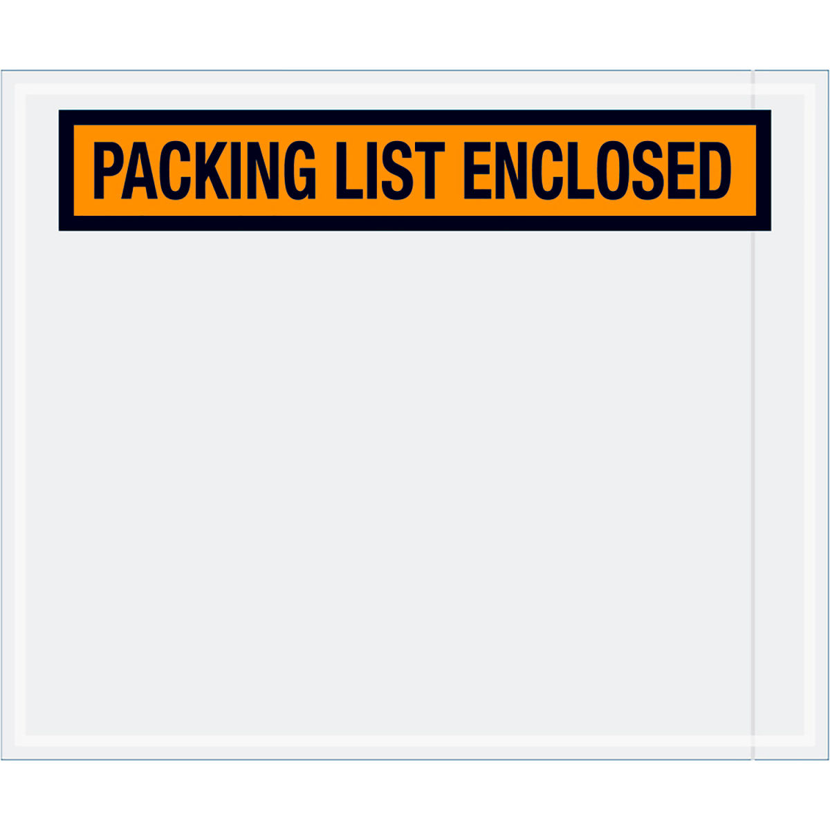 10 x 12 in. Panel Face Envelopes - Packing List Enclosed - Orange - 500 per Case
