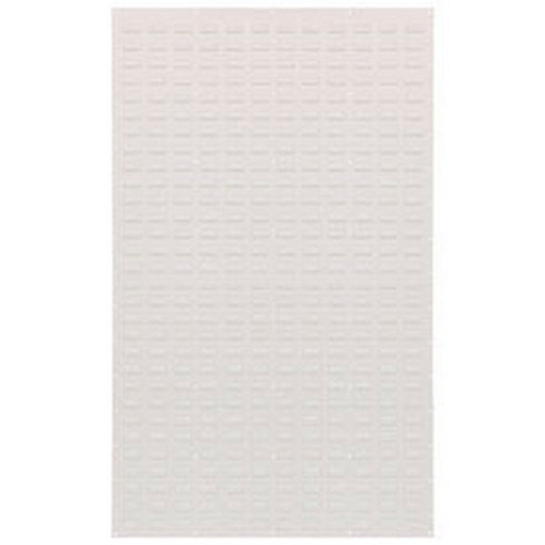 Partition Wall System QLP-3661HC Louvered Panel, Oyster White - 36 x 61 in.