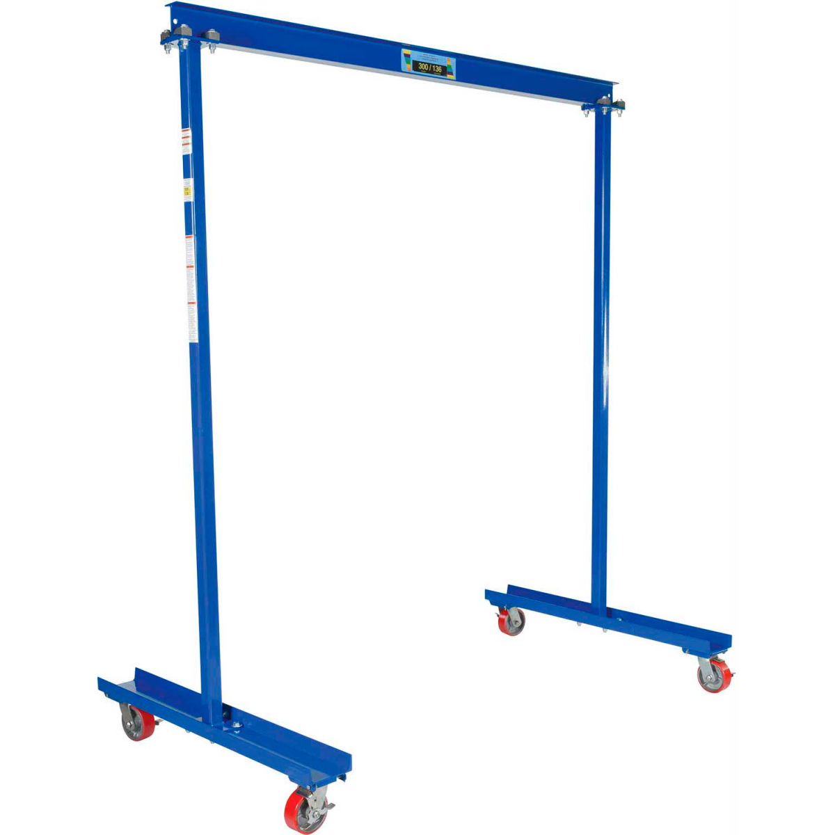 Picture of Vestil Manufacturing B54050 2000 lbs Fixed Height Work Area Portable Gantry Crane - 5 ft. 9.75 in. x 7.81 in.