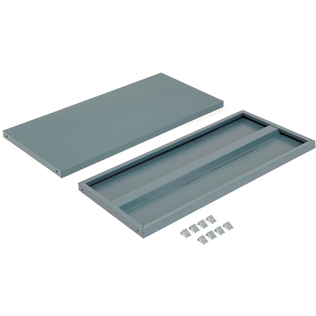 Shelves for 36 x 24 in. Storage Cabinet, Gray - Pack of 2