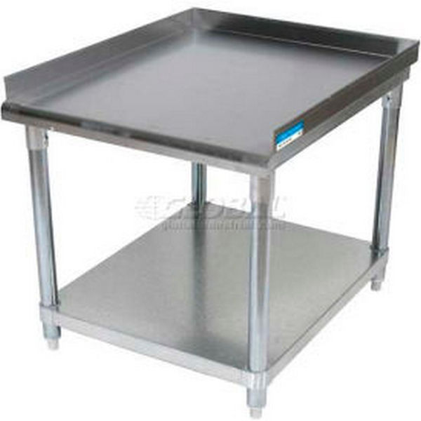 B899521 72 x 30 in. VETS-7230 18 Gauge 430 Stainless Steel Equipment Stand with Galvanized Frame