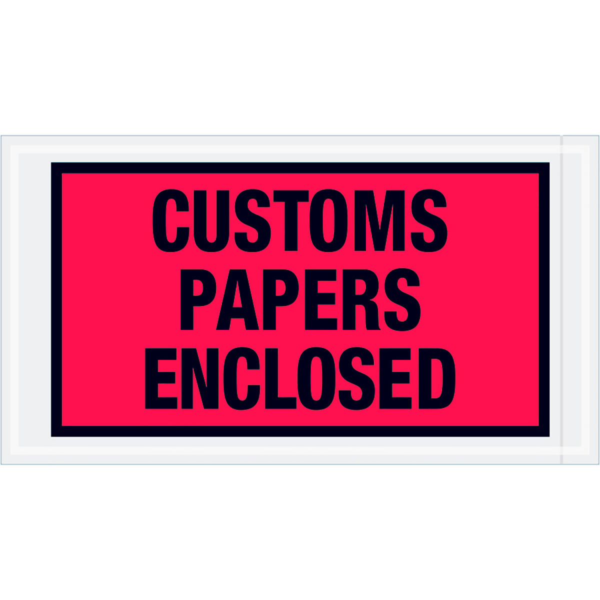 5.5 x 10 in. Full Face Envelopes - Custom Papers Enclosed, Red - 1000 per Case
