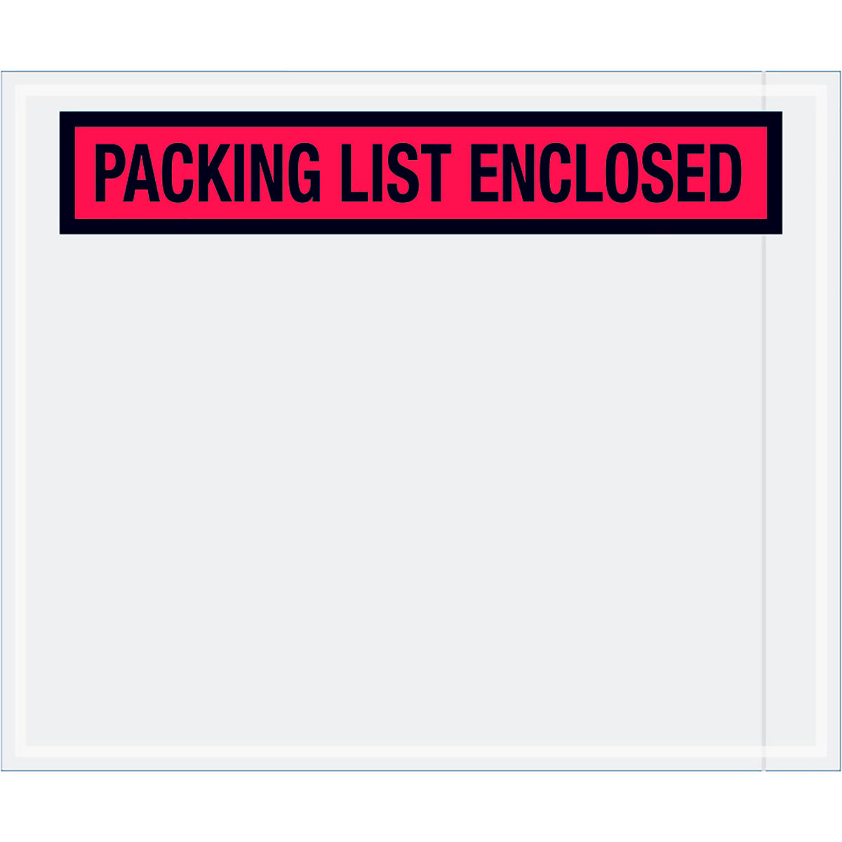 10 x 12 in. Panel Face Envelopes - Packing List Enclosed - Red - 500 per Case