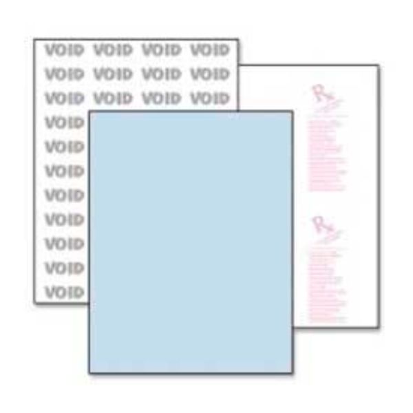 B776828 Tamper Resistant Premier Watermarked DocuGard Medical Security Paper, Blue - 11 x 8.5 in. - 500 per Pack