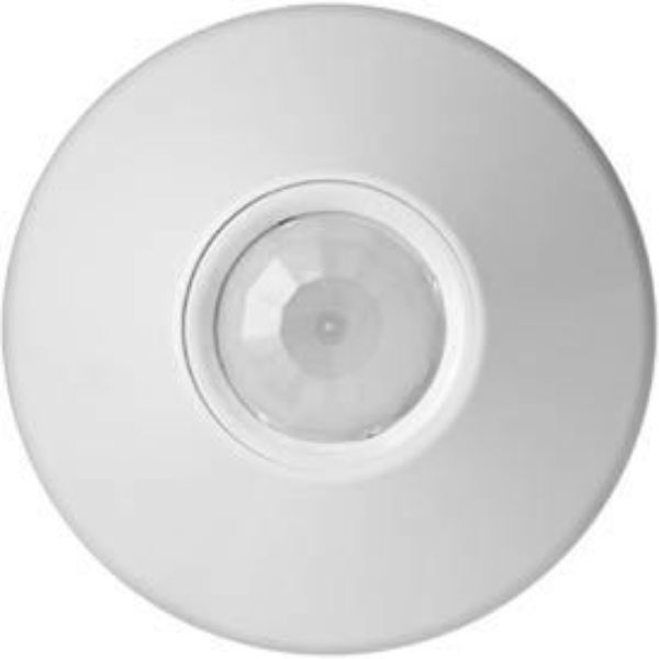 Ceiling Mount Sensor, Occupancy, 0-10V Dimming, Hard Wired, White, 452 sq ft, Fluorescent, Incandescent, LED