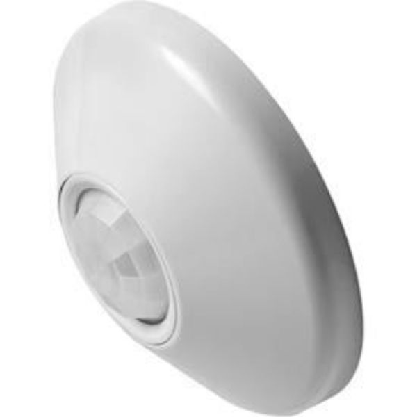 Ceiling Mount Sensor, Occupancy, 0-10V Dimming, Hard Wired, White, 2,463 sq ft, Fluorescent, Incandescent, LED