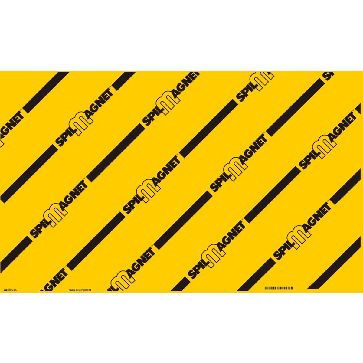 Spill Magnet Drain Cover, Yellow & Black - 24 x 36 in.