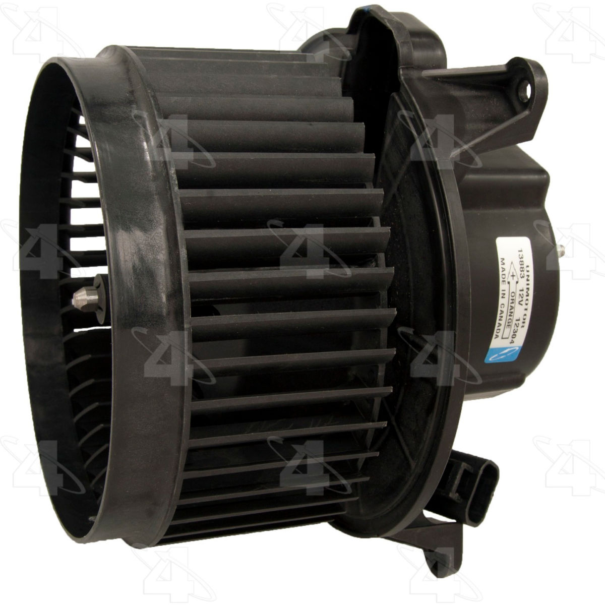 Four Seasons B2453611 75883 Flanged Vented CCW Blower Motor with Wheel for 2004-2010 Infiniti QX56