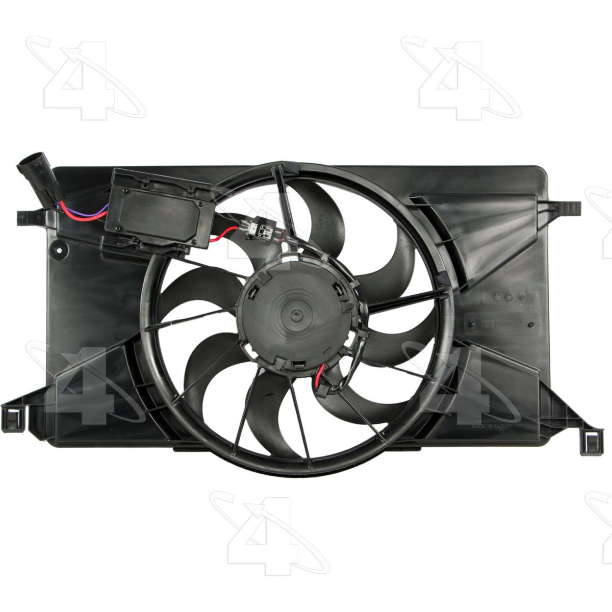 Four Seasons B2473631 76274 Radiator Fan Motor Assembly for 2012-2012 Ford Focus - Black
