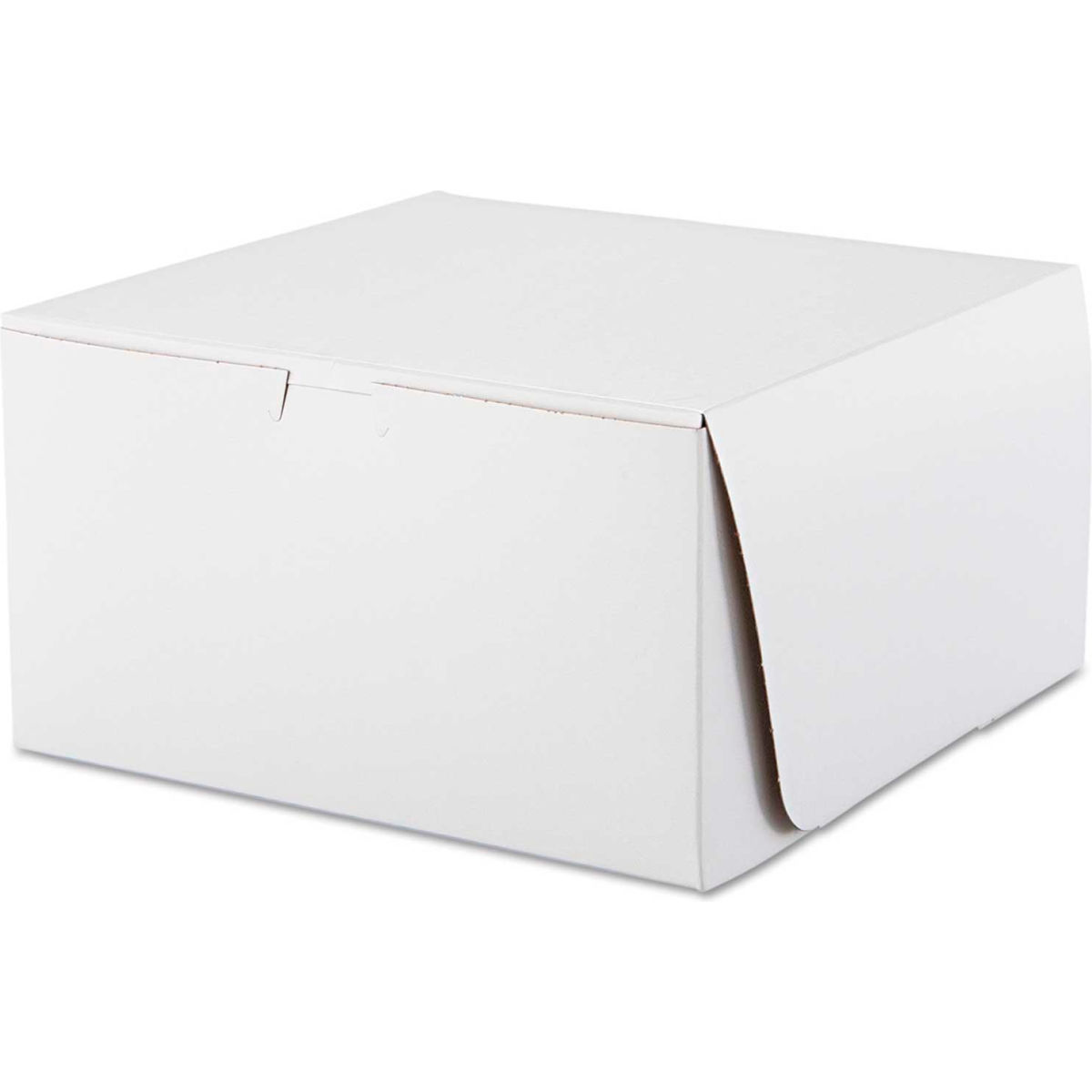 Picture of United Stationers Supply B1601375 Bakery Boxes, White - 10 x 10 x 5.5 in. - Pack of 100