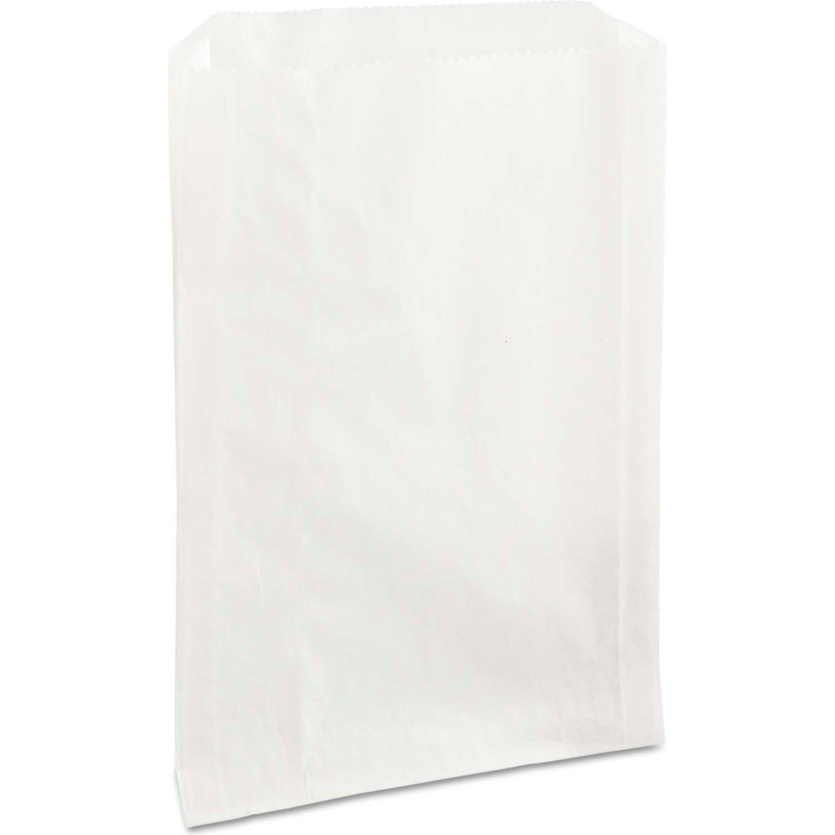 Picture of United Stationers Supply B1601414 Grease-Resistant Bags - White - 6.5 x 1 x 8 in. - Pack of 2000