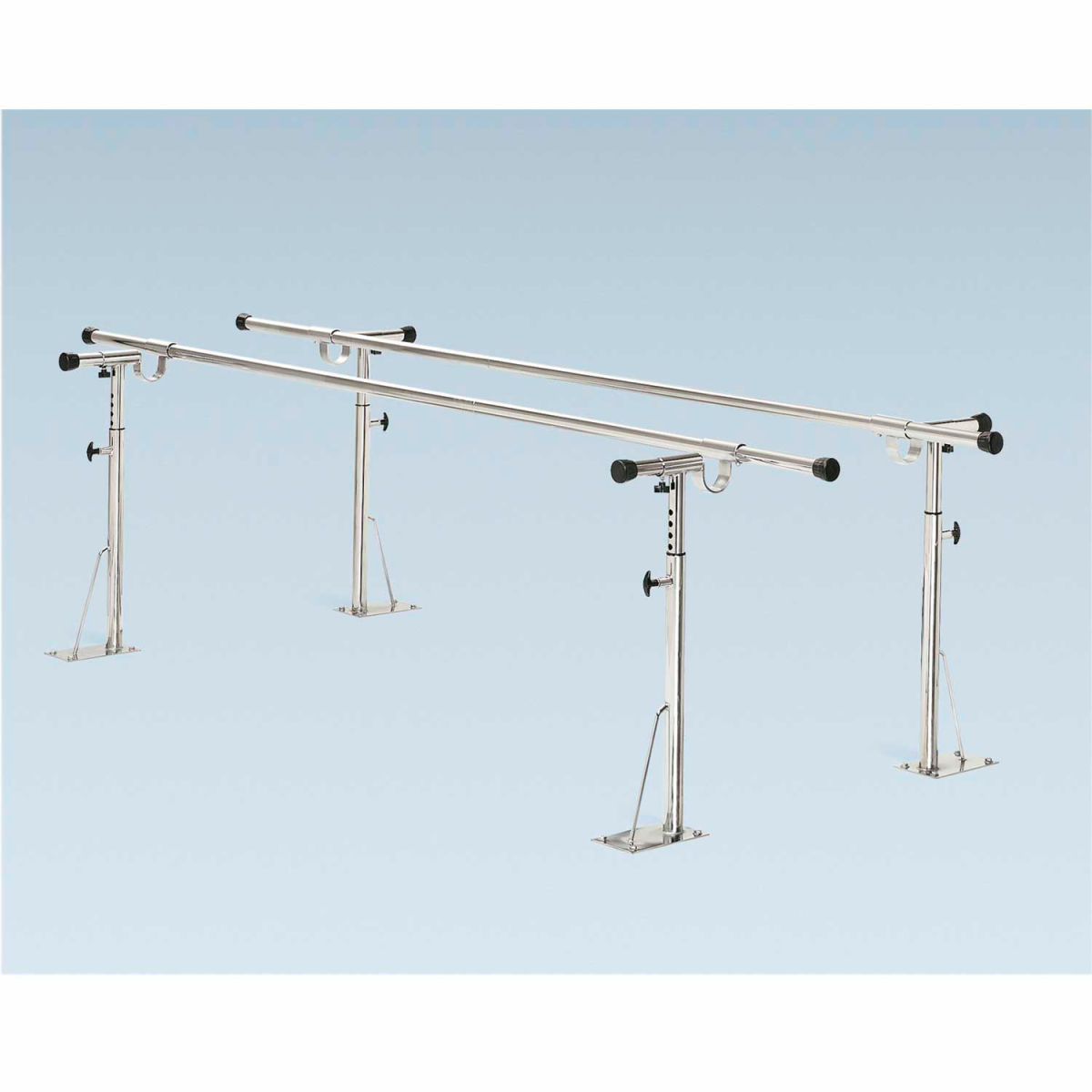16 ft. Floor Mounted Parallel Bars, Height & Width Adjustable