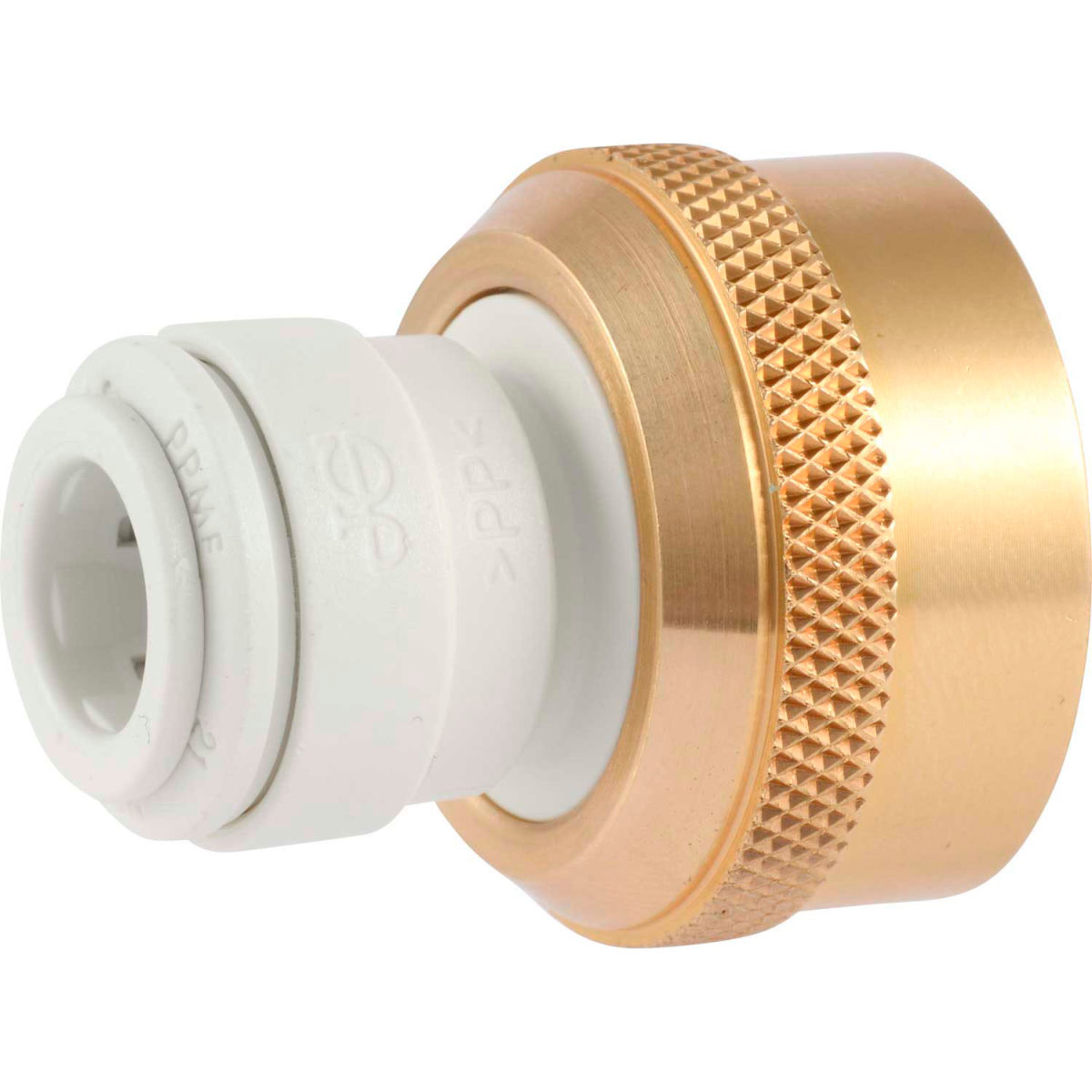 Reliance Worldwide B2334840 11.5 NH John Guest Brass Female Connector - 0.37 x 0.75 in. - Pack of 10