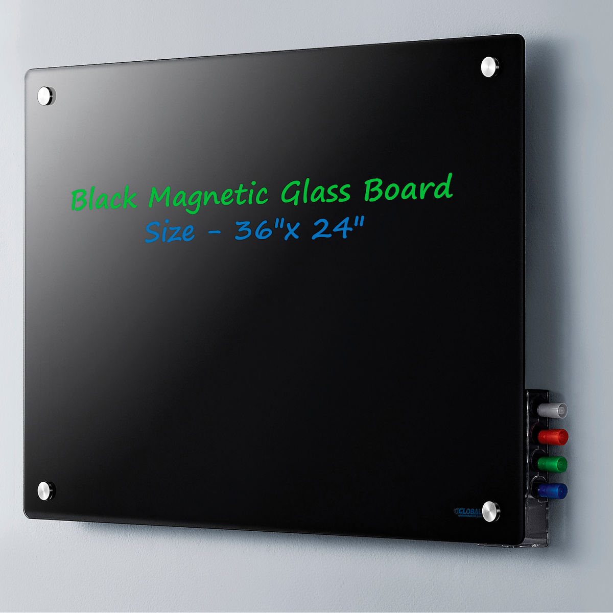 Magnetic Glass Dry Erase Board - 36 x 24 in.