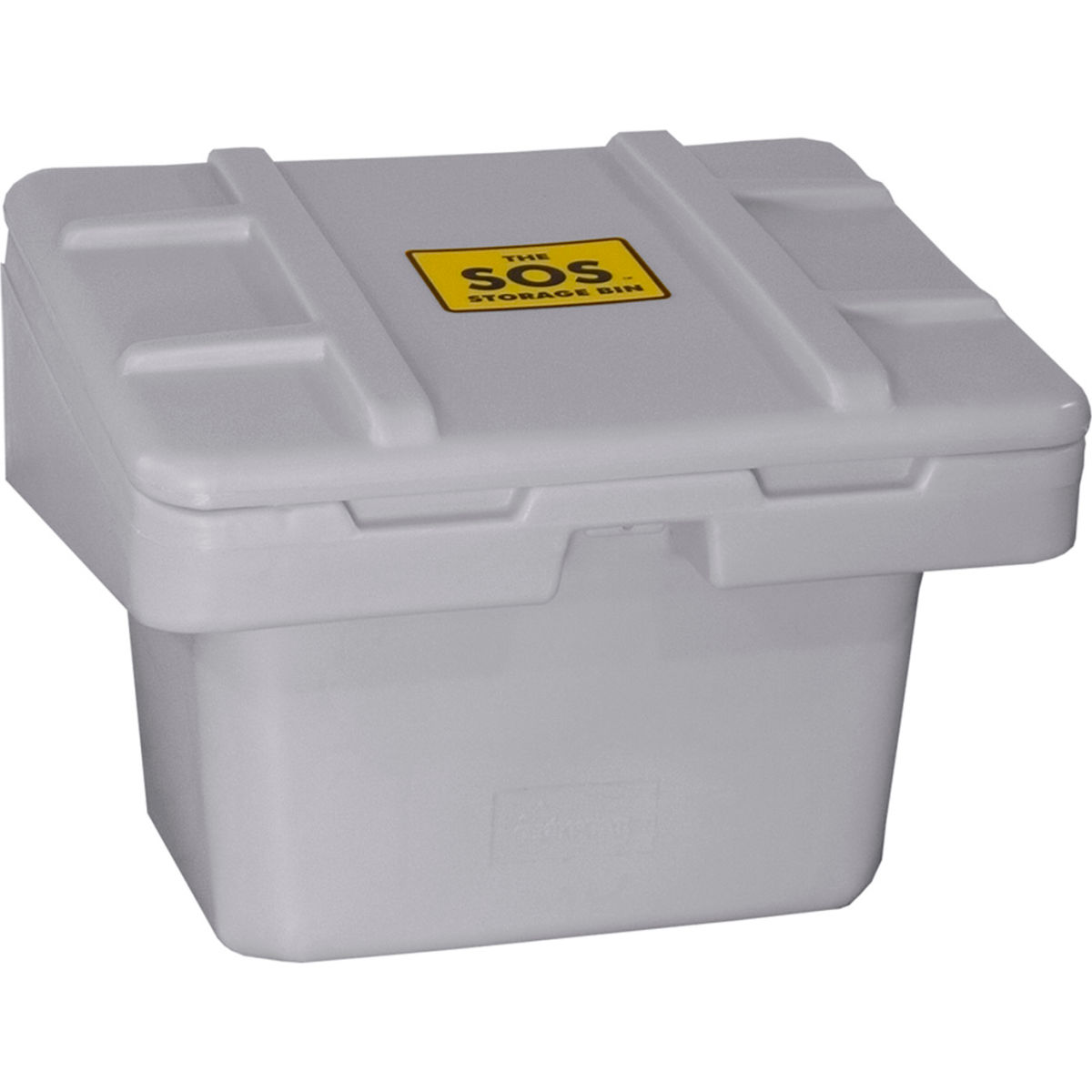 4556726 5.5 cu. ft. Global Industrial Lockable Outdoor Storage Container - Light Gray - 30 x 24 x 23 in.