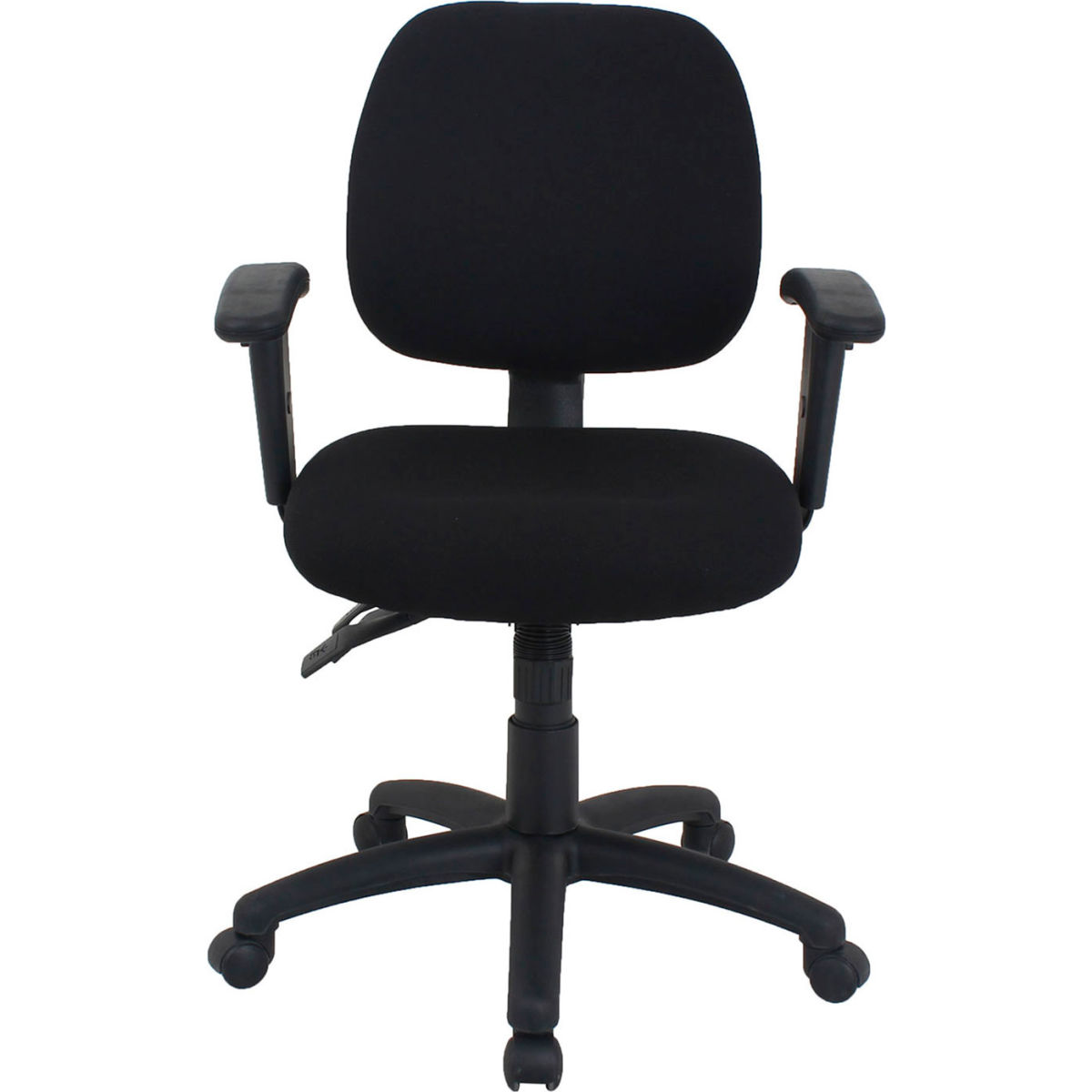 695505 Interion 24-7 Fabric Task Chair with Mid Back - Black
