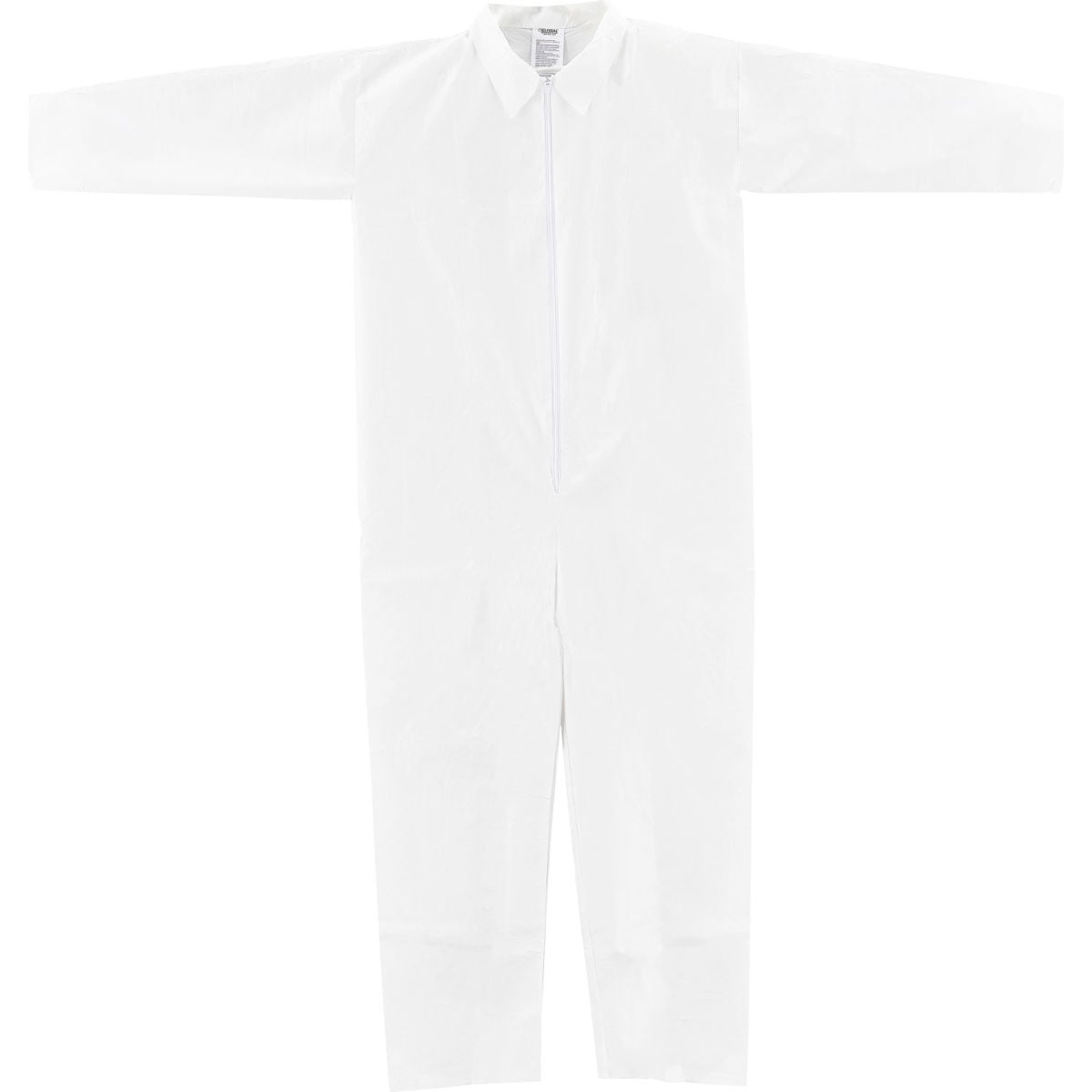 Global Industrial Disposable Microporous Coverall with Open Wrists & Ankles - White, Extra Large - 25 per Case