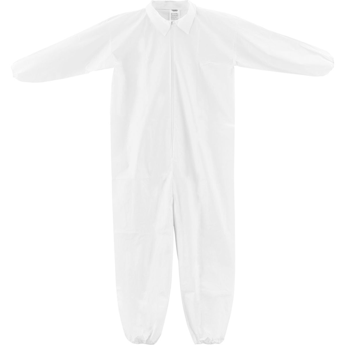 Global Industrial Disposable Microporous Coverall with Elastic Wrists & Ankles - White, Extra Large - 25 per Case
