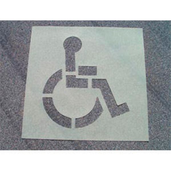Heavy Duty PMS50 Stencil Handicapped Parking