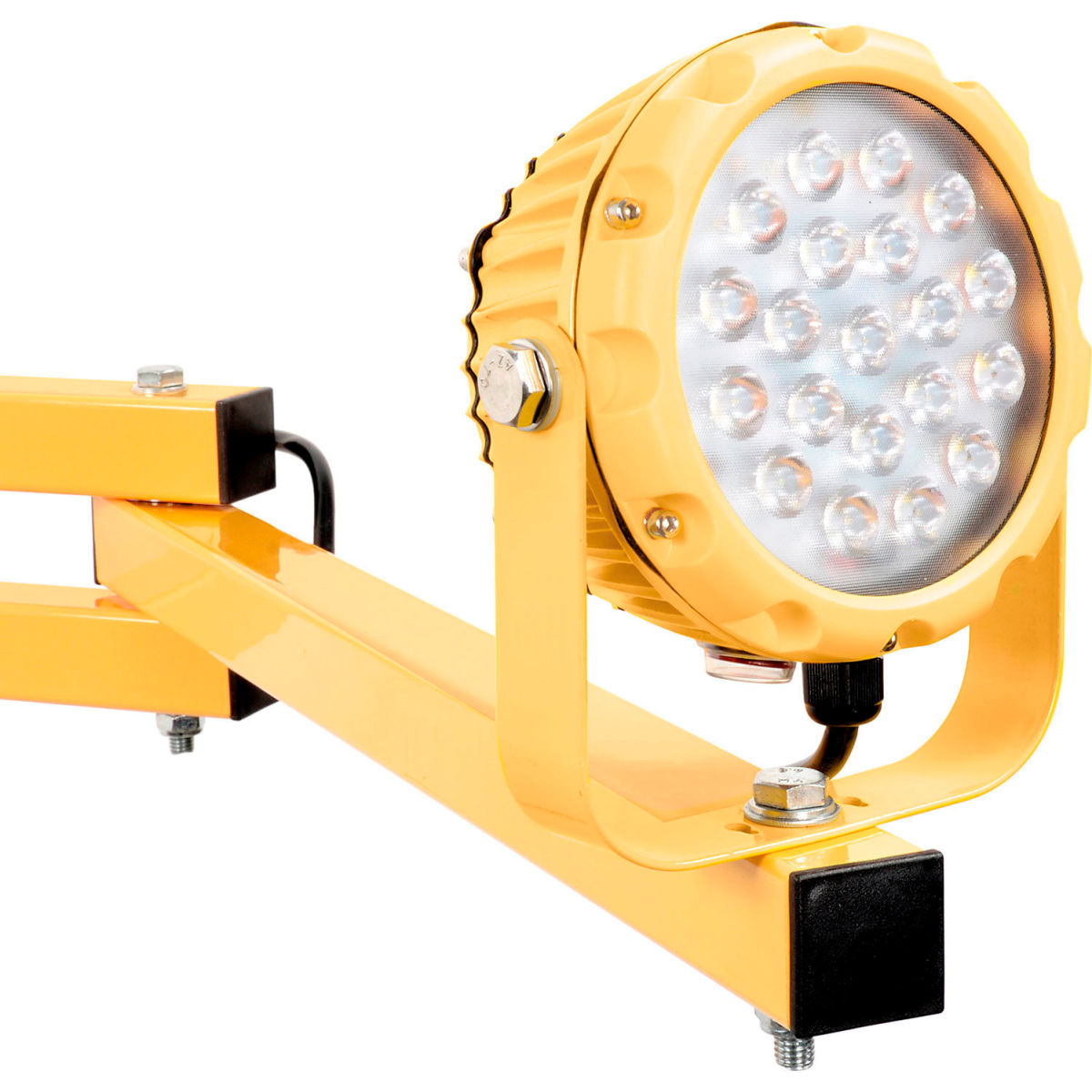 30W, 3000 Lumens & 5000K LED Dock Light with 9 ft. Cord, ON & OFF Switch, 40 in. Arm