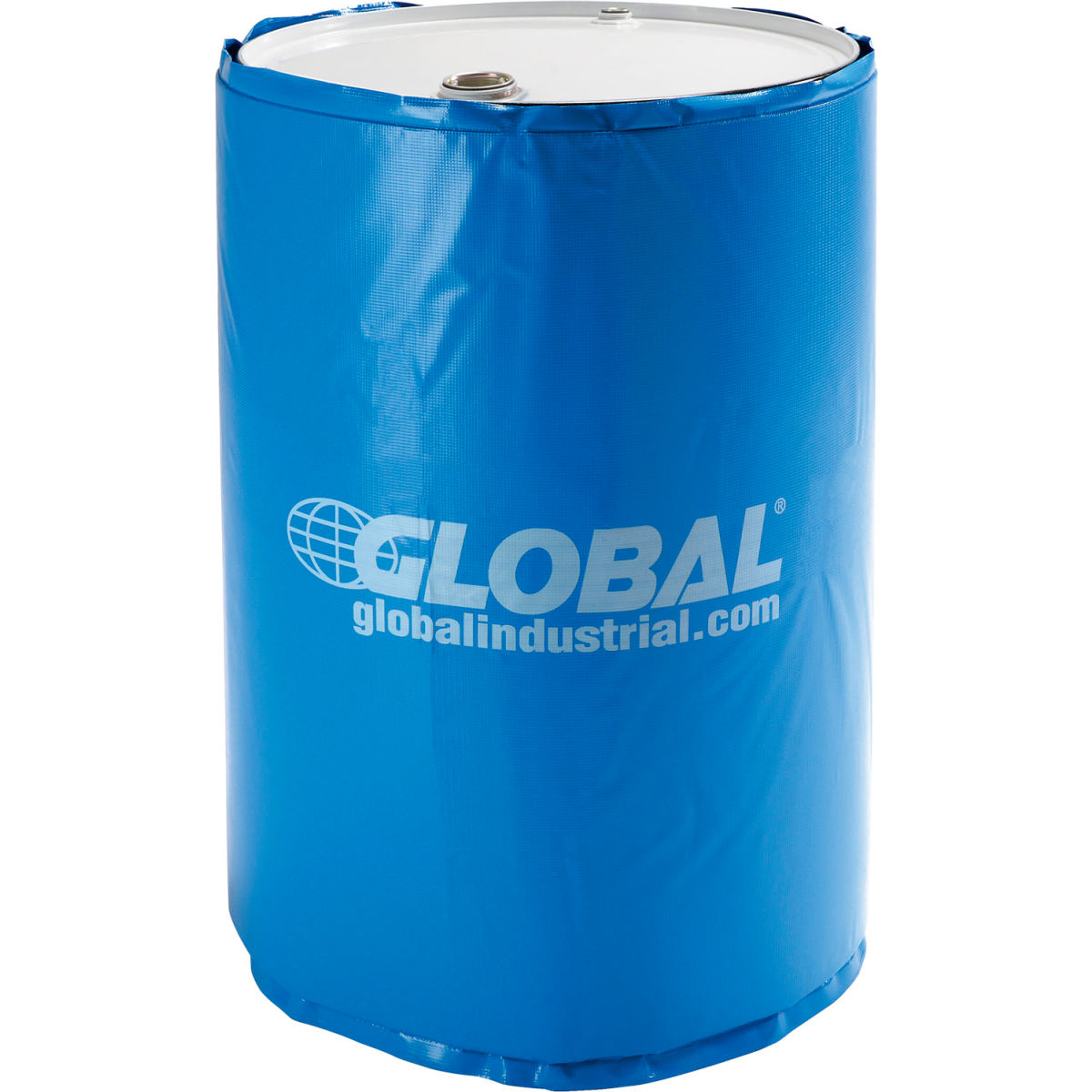 246471 100 deg F Fixed Temp, 120V Global Industrial Insulated Drum Heater for 55 gal Drum