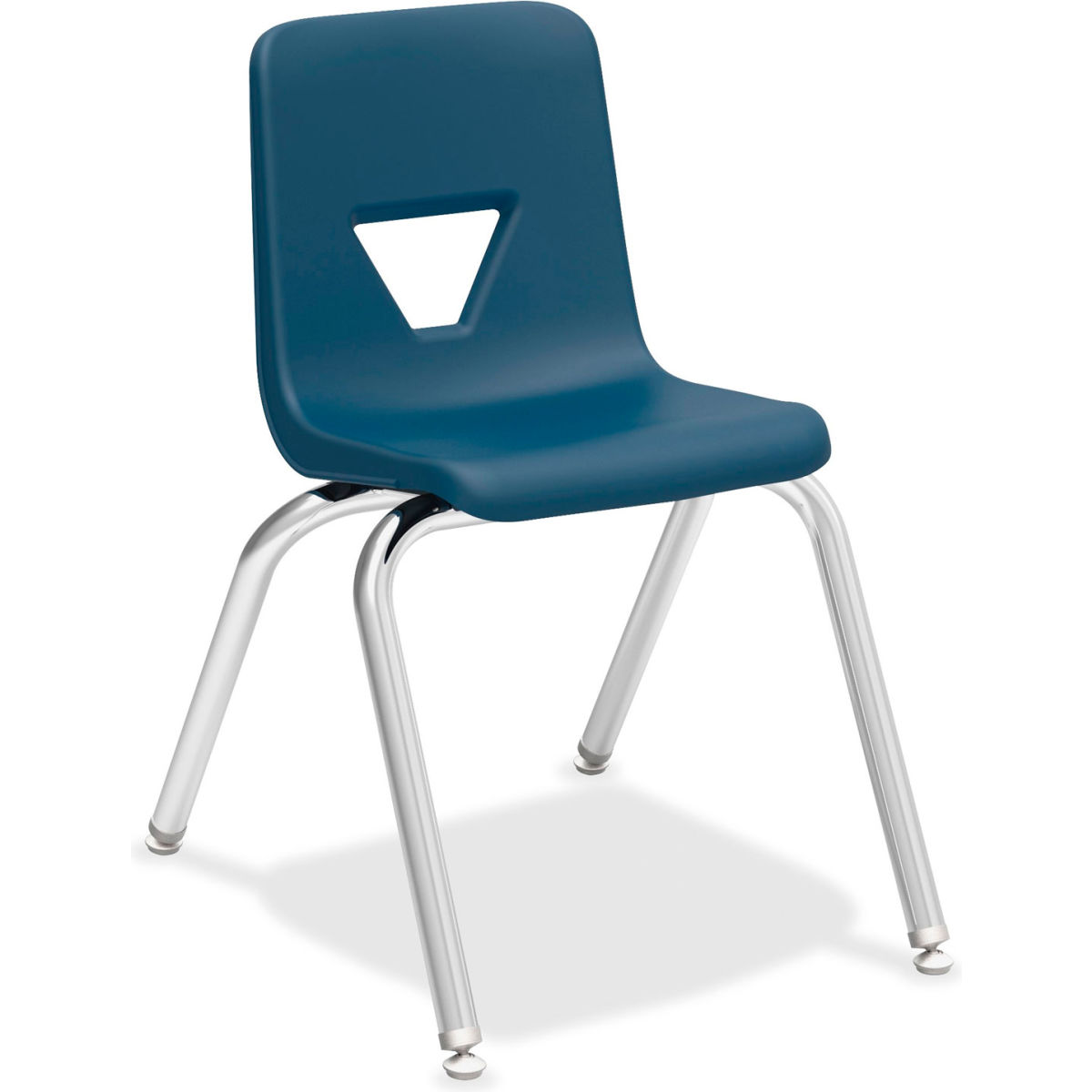 B2201644 16 in. Stacking Student Chair - Navy - 4 per Pack