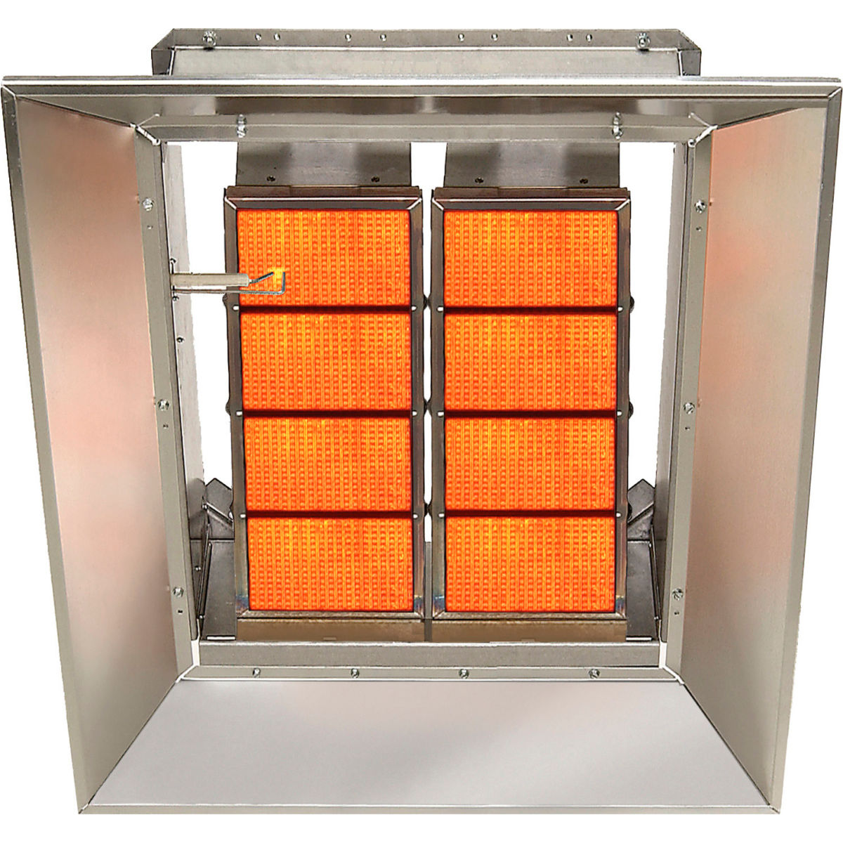 Infrared Ceramic SG8-N - 80000 BTU Natural Gas Heater - Dimpled Tile Design