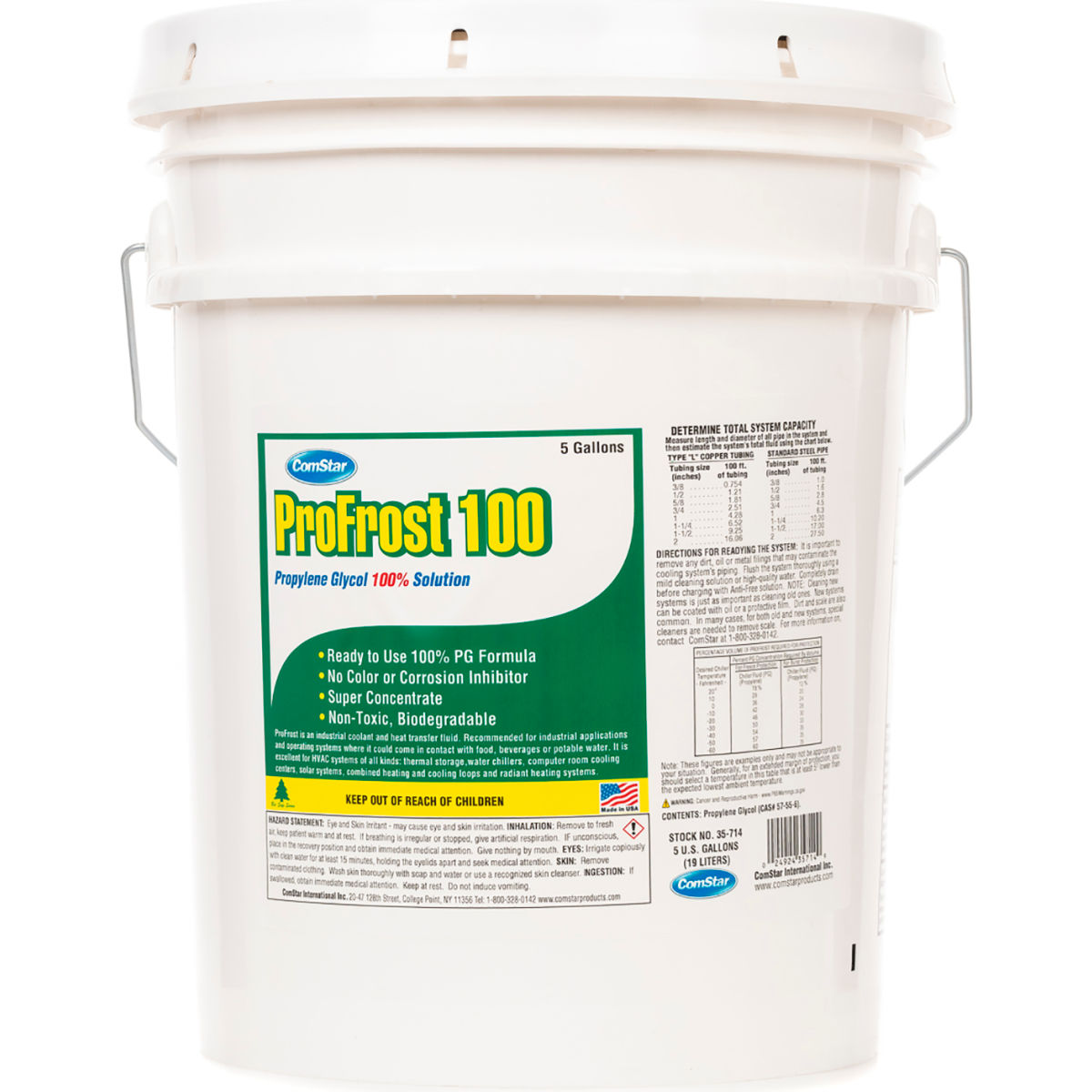 B496146 5 gal ProFrost 100 Percent Propylene Glycol