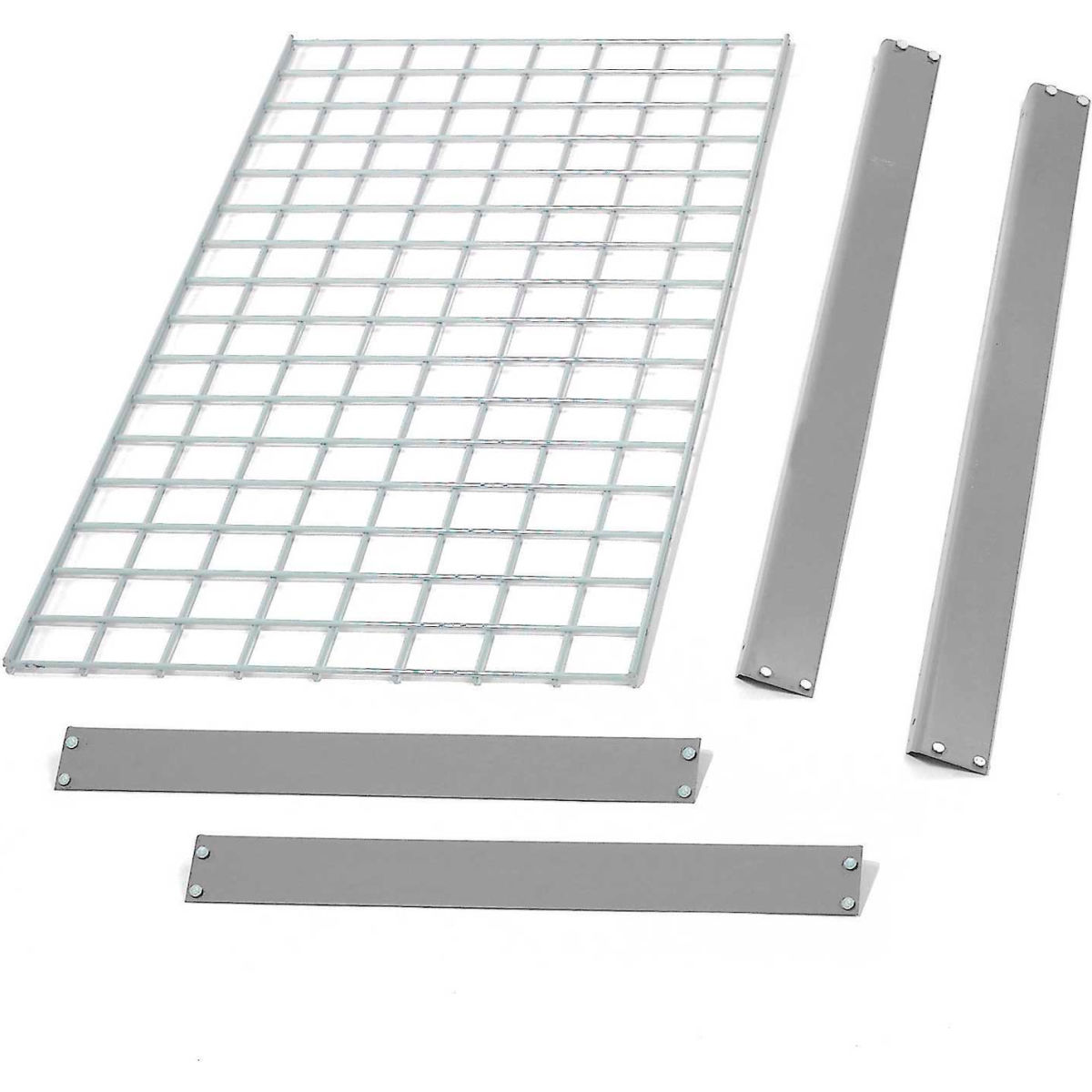 Global Industrial B2297572 36 x 24 in. Bulk Rack Shelf with Wire Deck, Gray