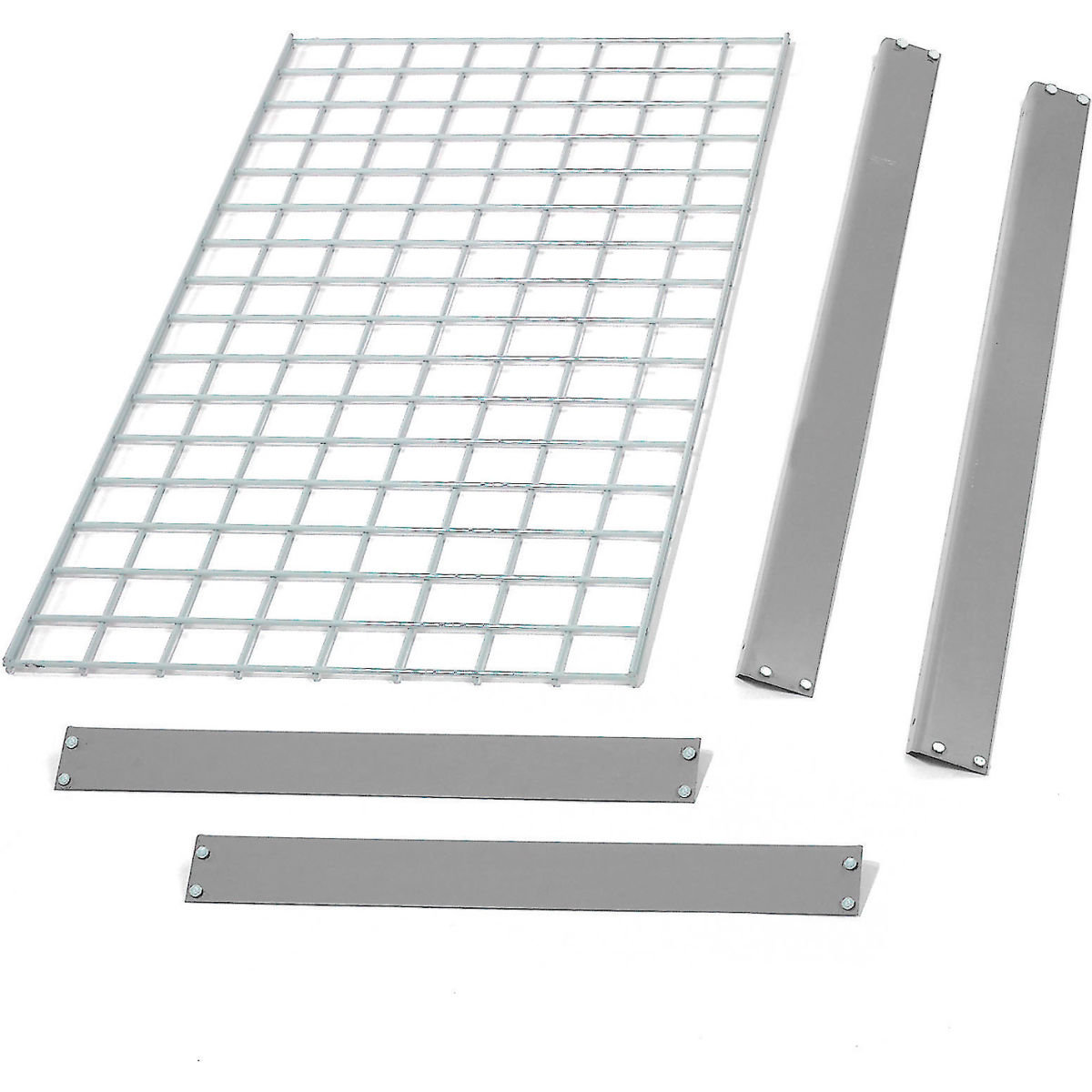 Global Industrial B2297734 72 x 36 in. Bulk Rack Shelf with Wire Deck, Gray