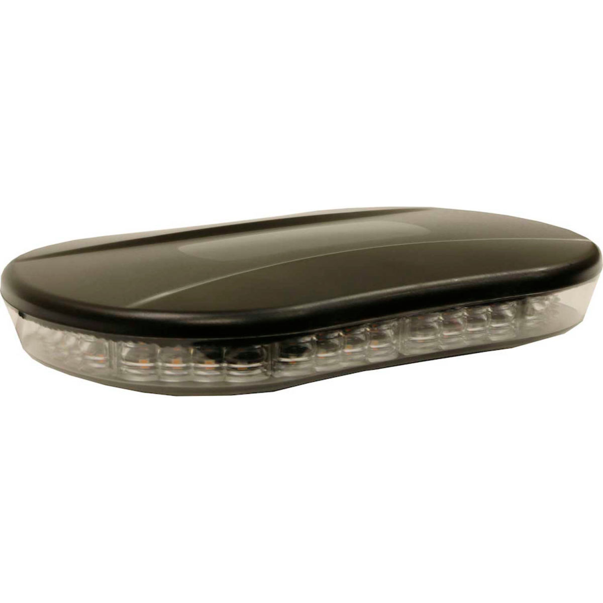 B2262805 Amber Oval Mini Light Bar with 40 LED - 9.875 x 6.75 x 1.625 in.